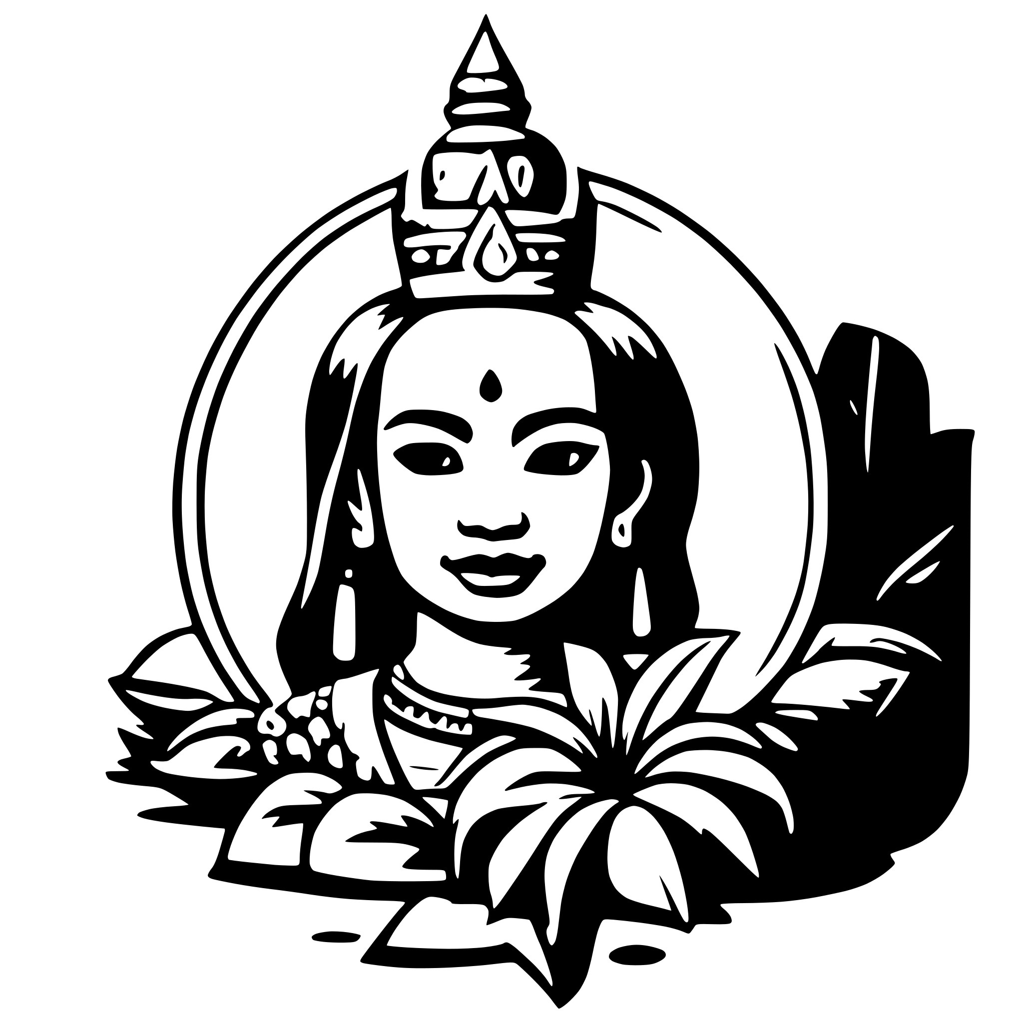 AI-generated SVG of a thai rama