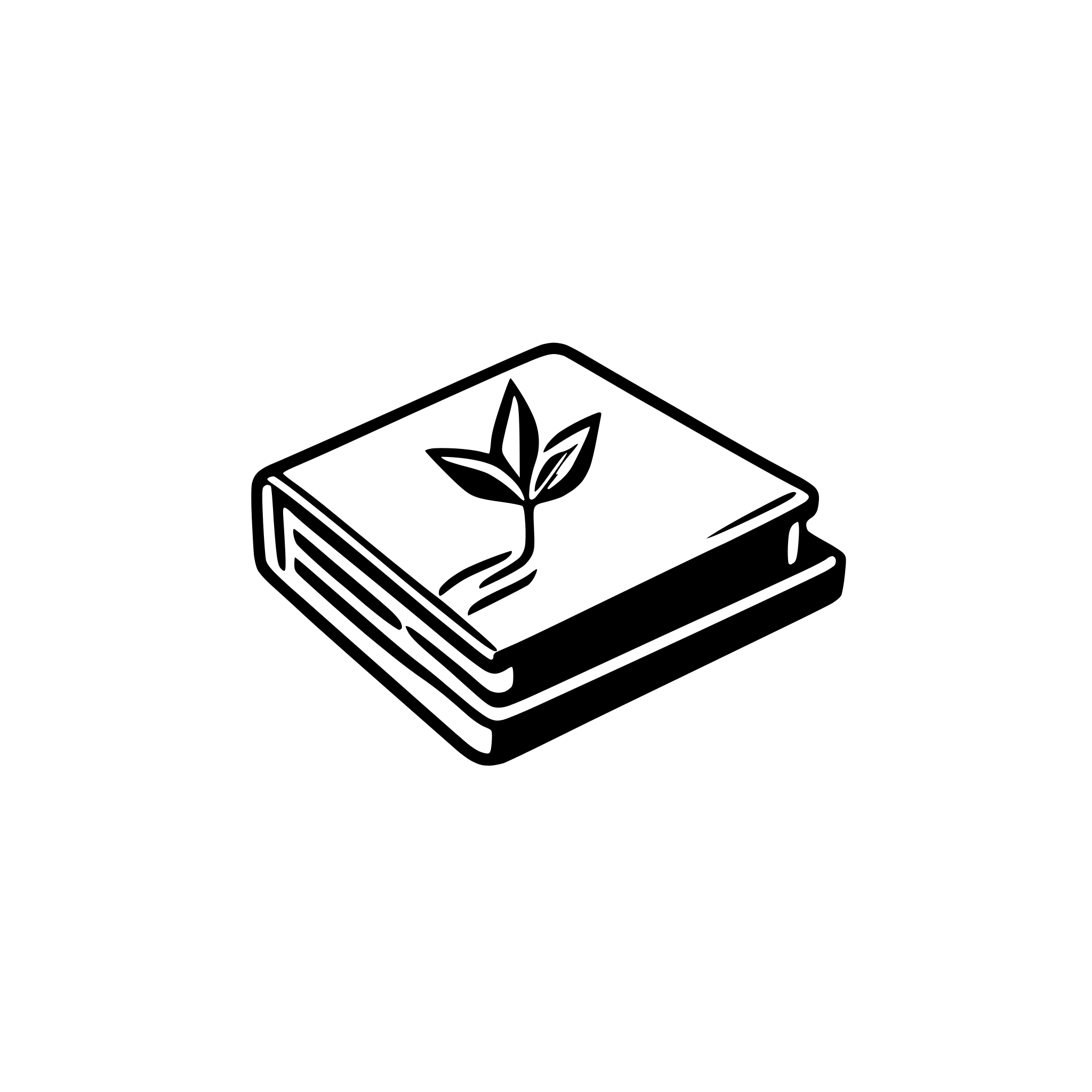 AI-generated SVG of a Mysterious Book Opened