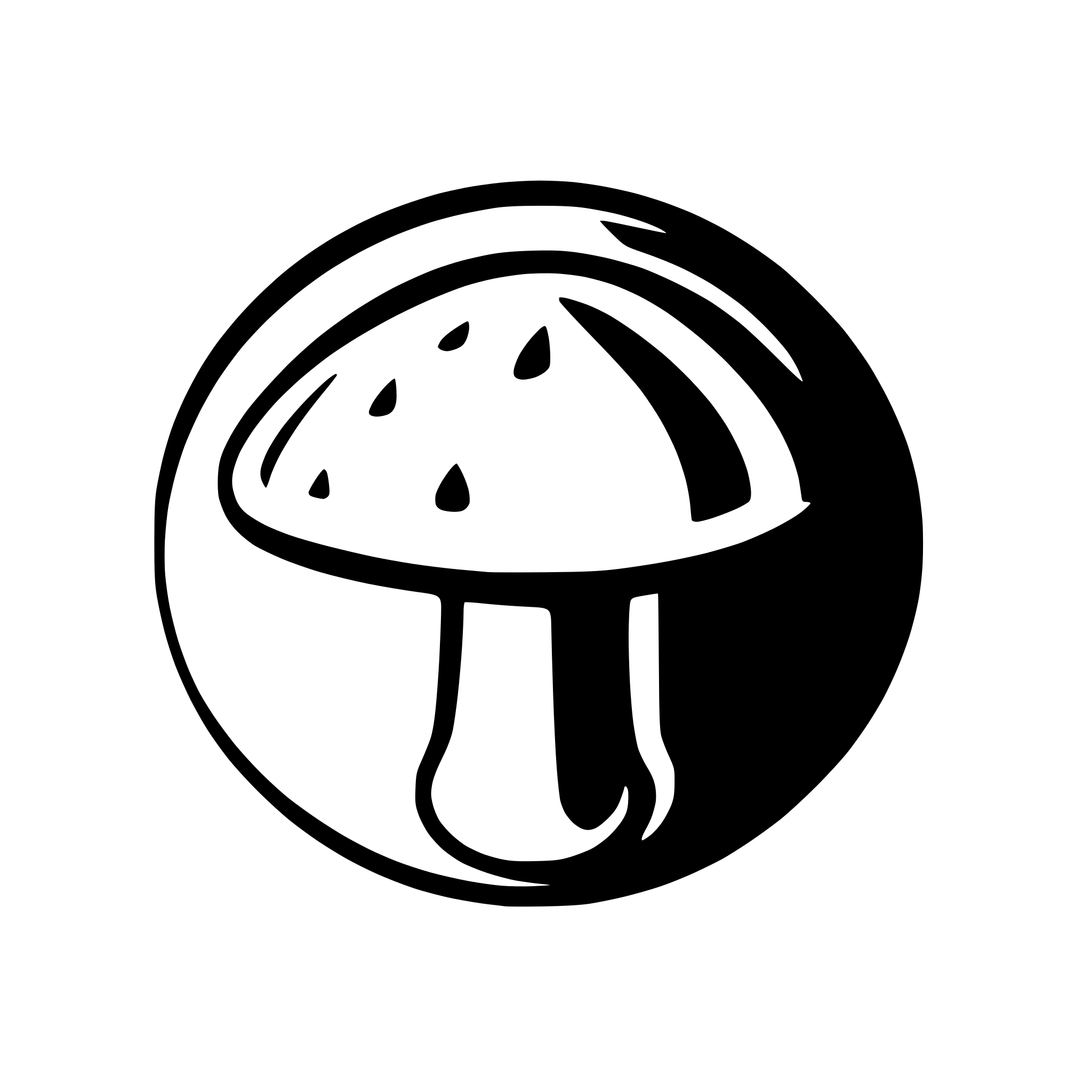 AI-generated SVG of a mushroom telekom