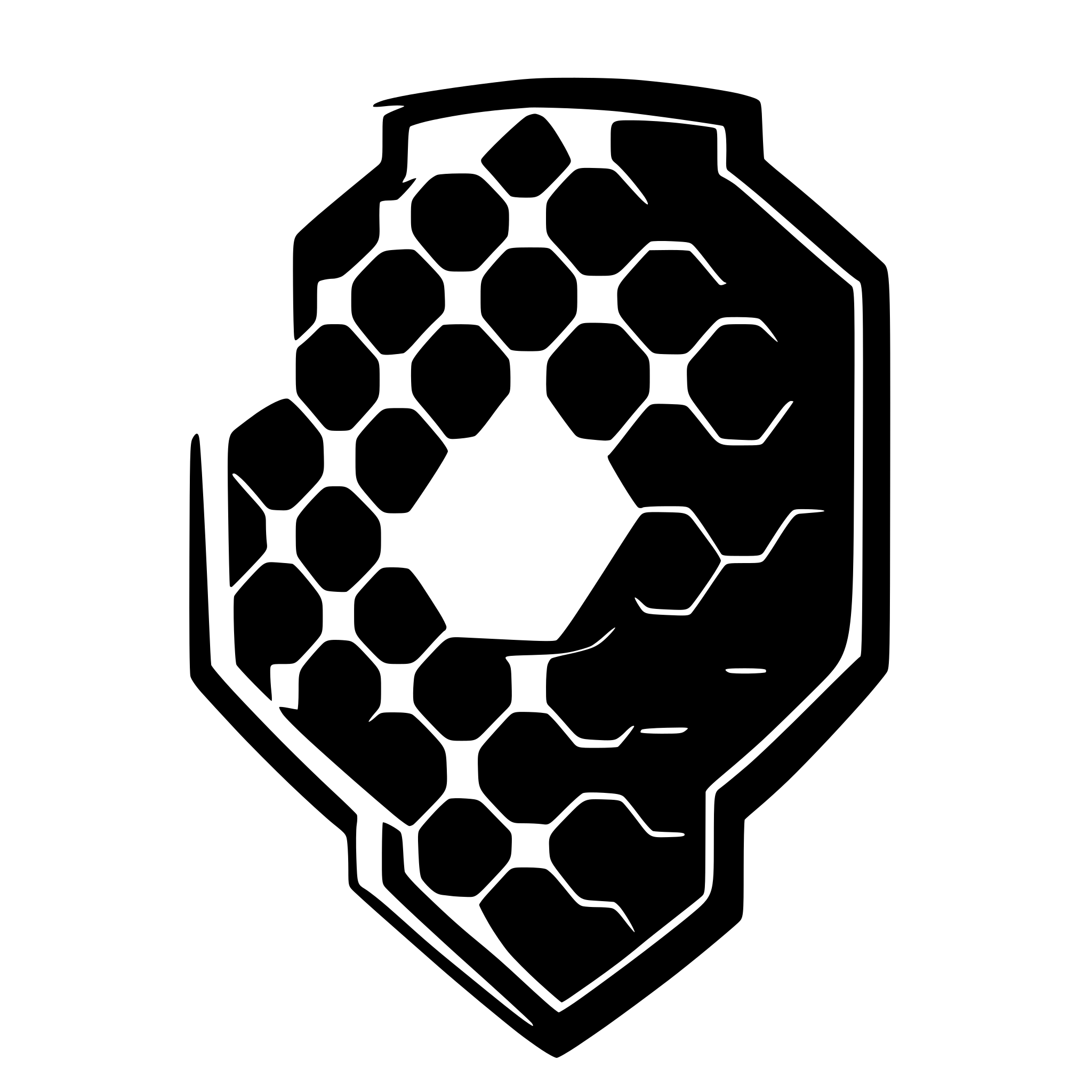 AI-generated SVG of a hexagonal, shield,