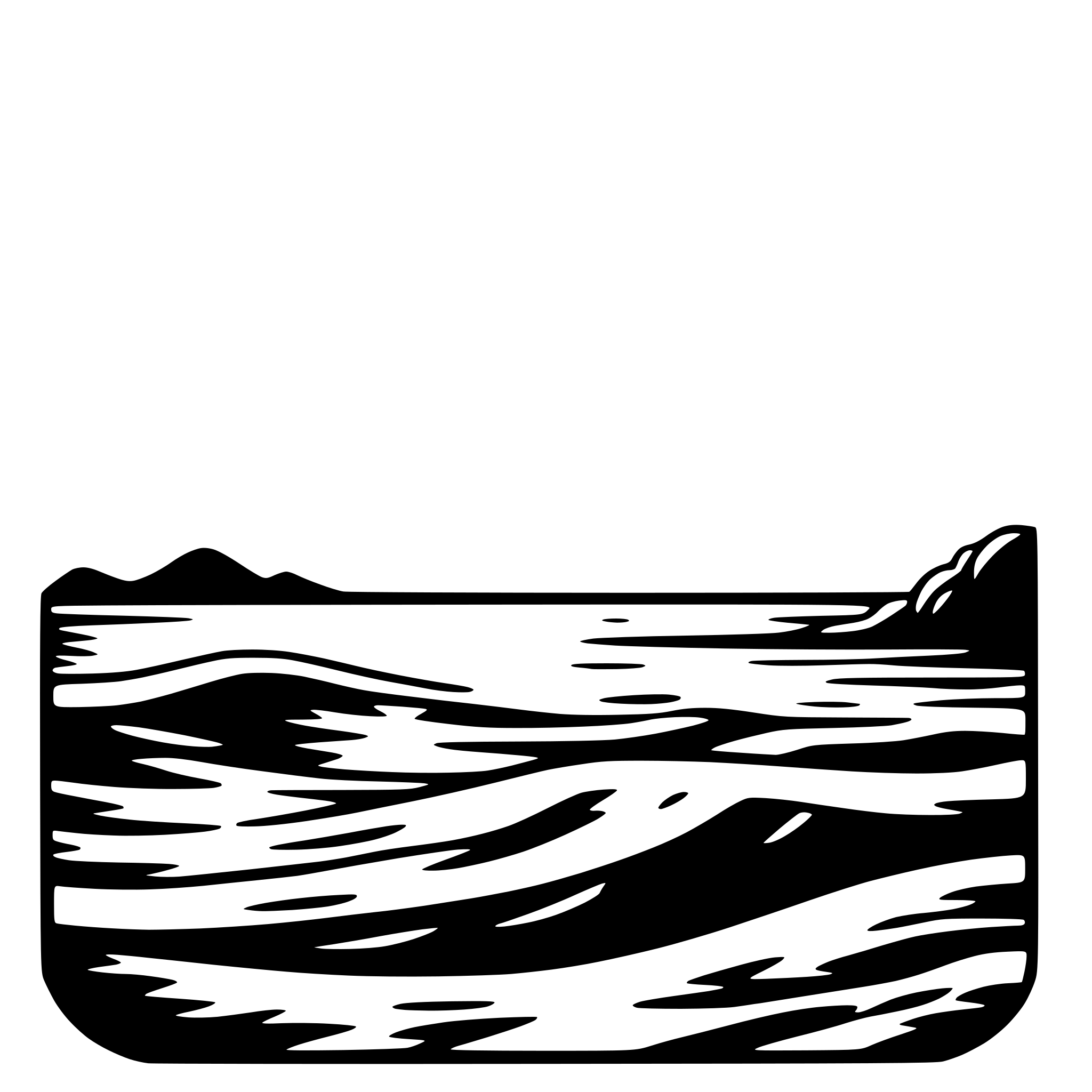 AI-generated SVG of 'sun and waves'