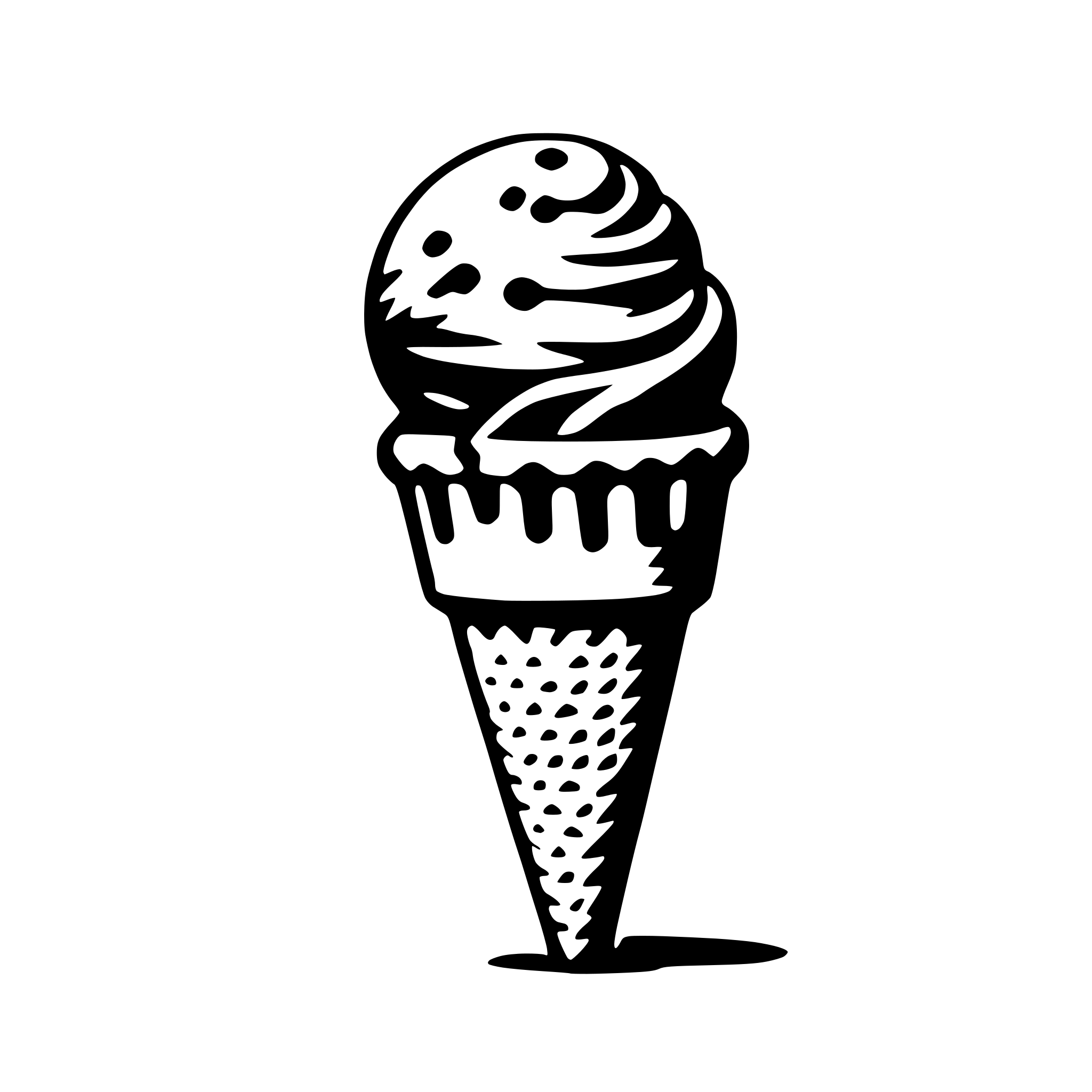 AI-generated SVG of a ice cream