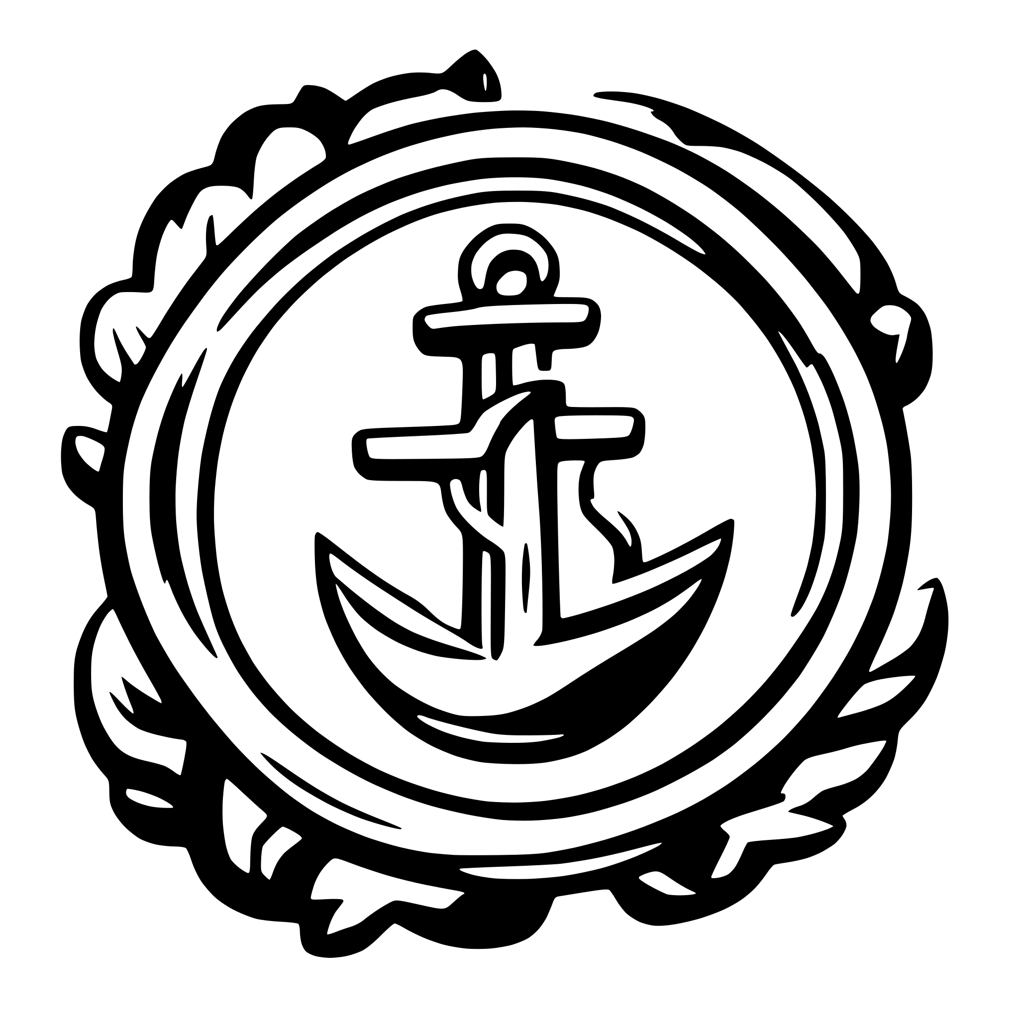 AI-generated SVG of 'Anchor and Hope'
