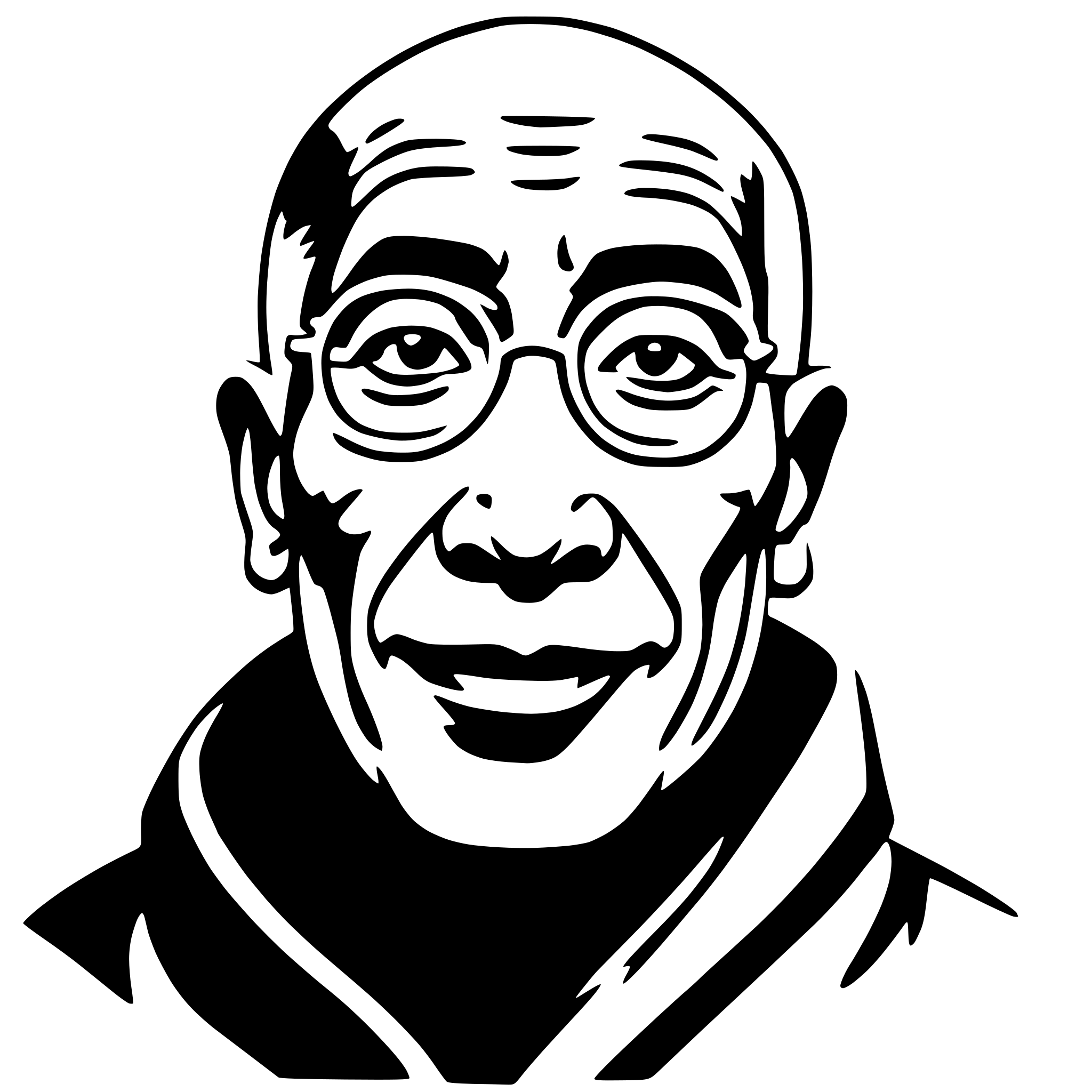AI-generated SVG of 'dalai lama'