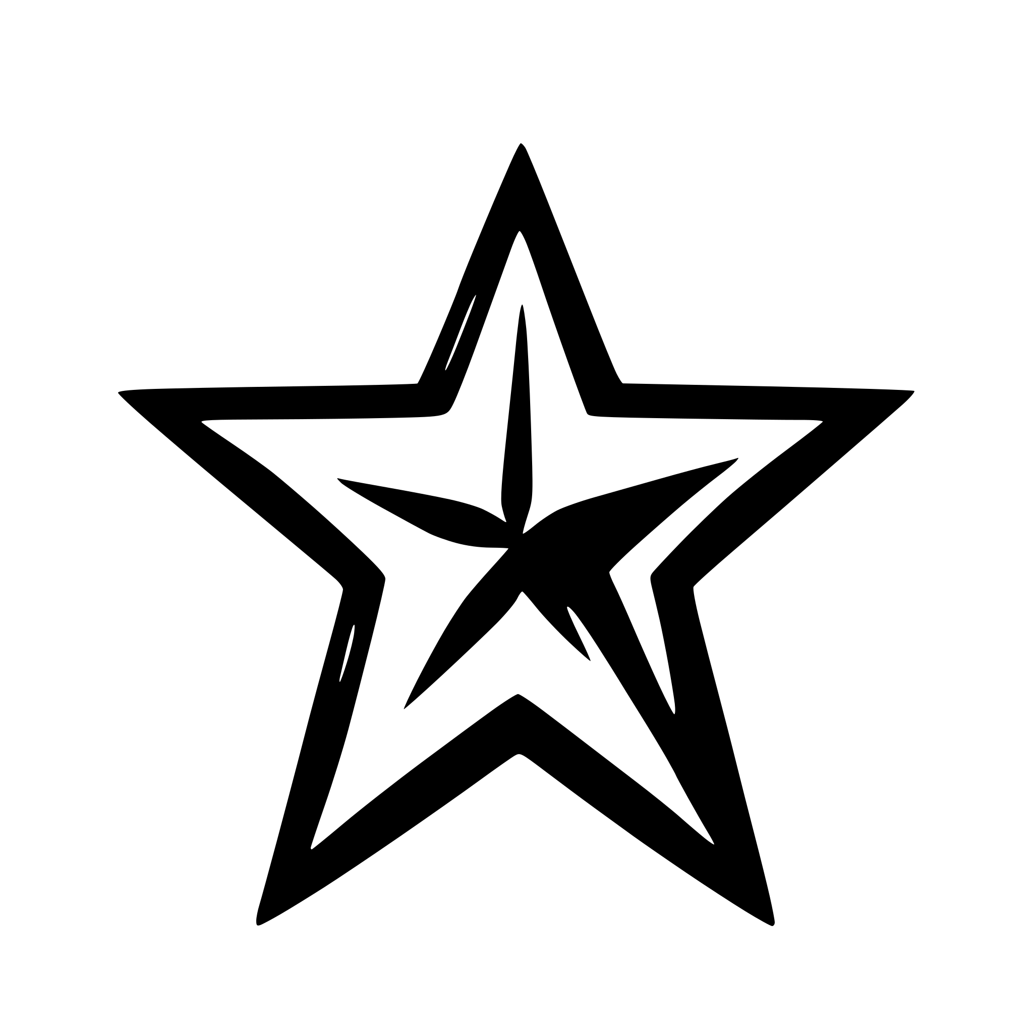 AI-generated SVG of a star