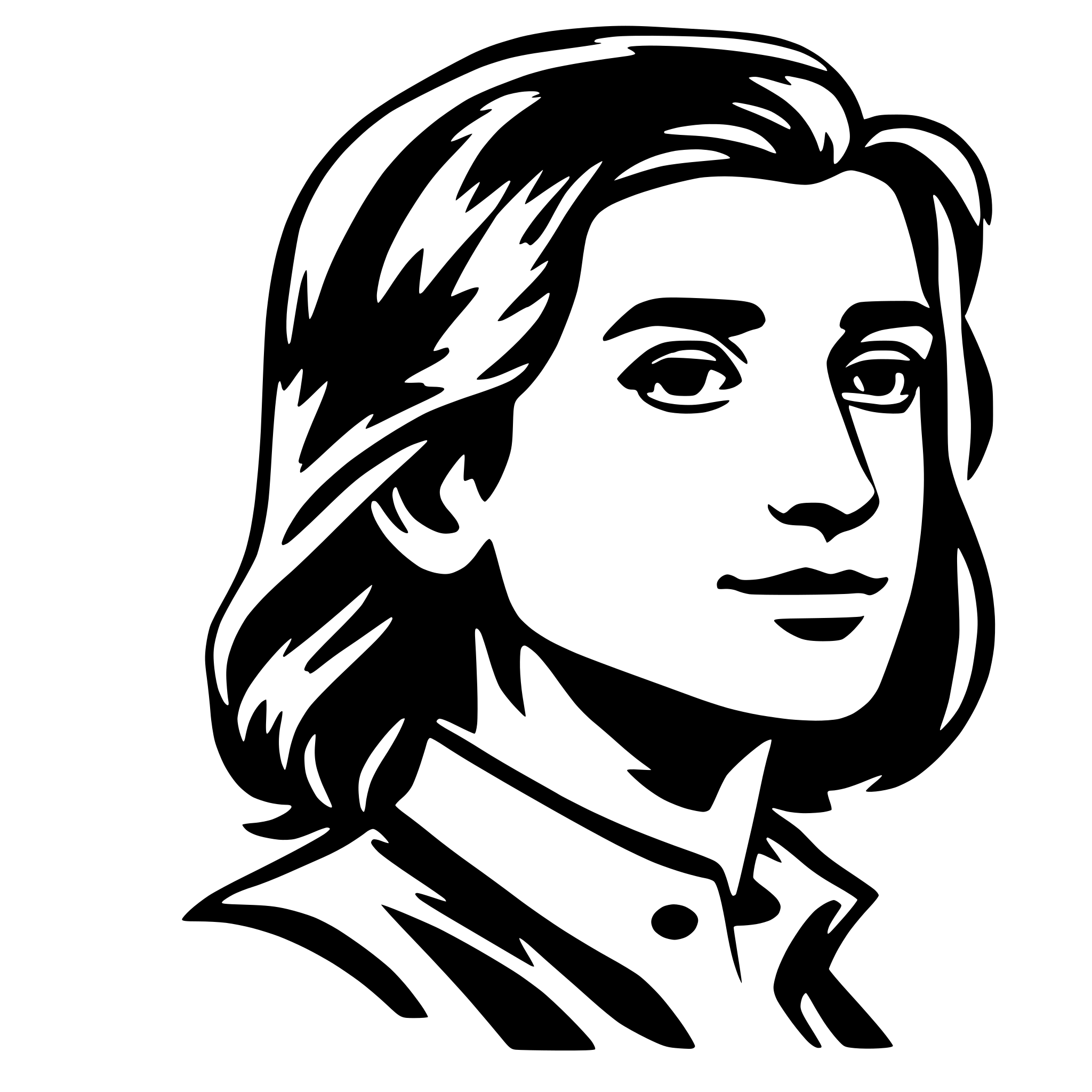AI-generated SVG of 'google profile svg'