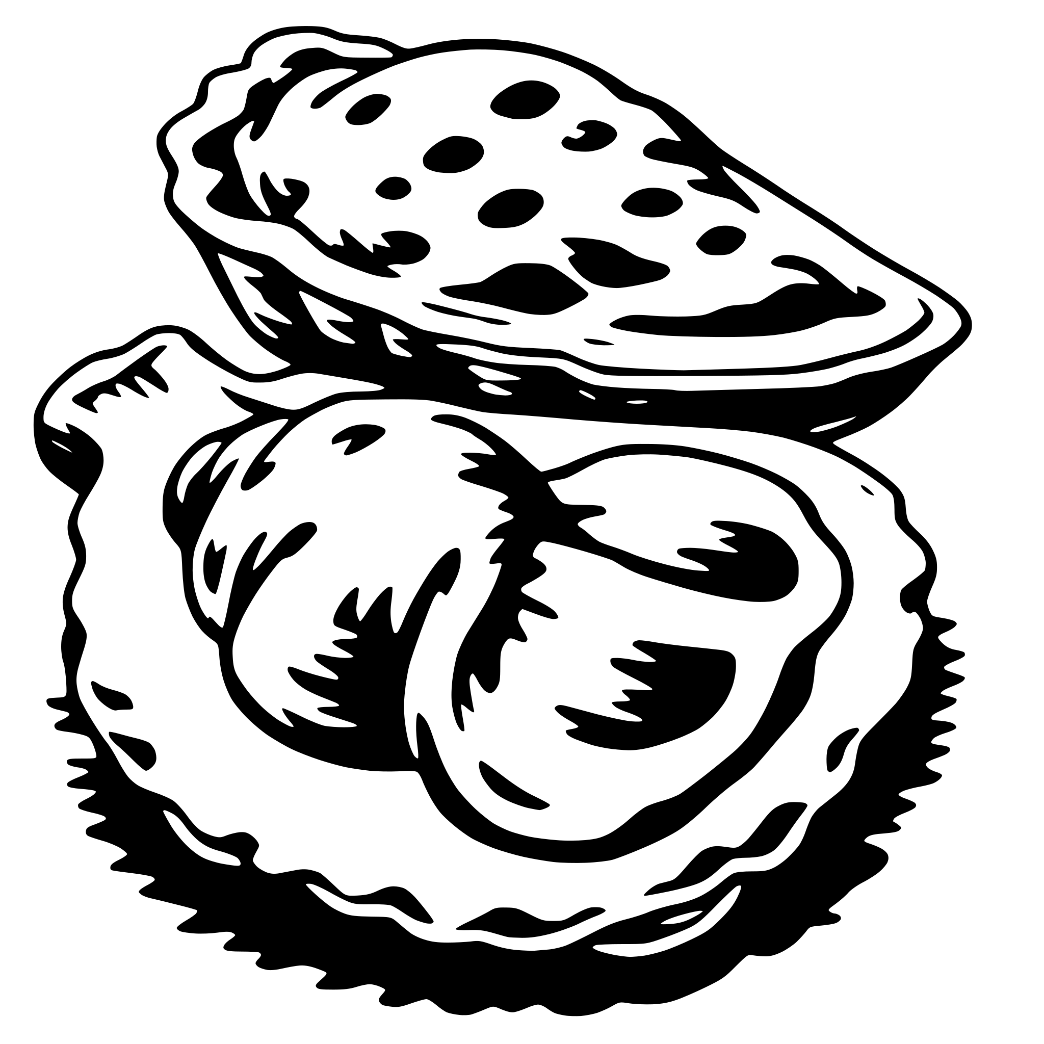 AI-generated SVG of 'oyster'
