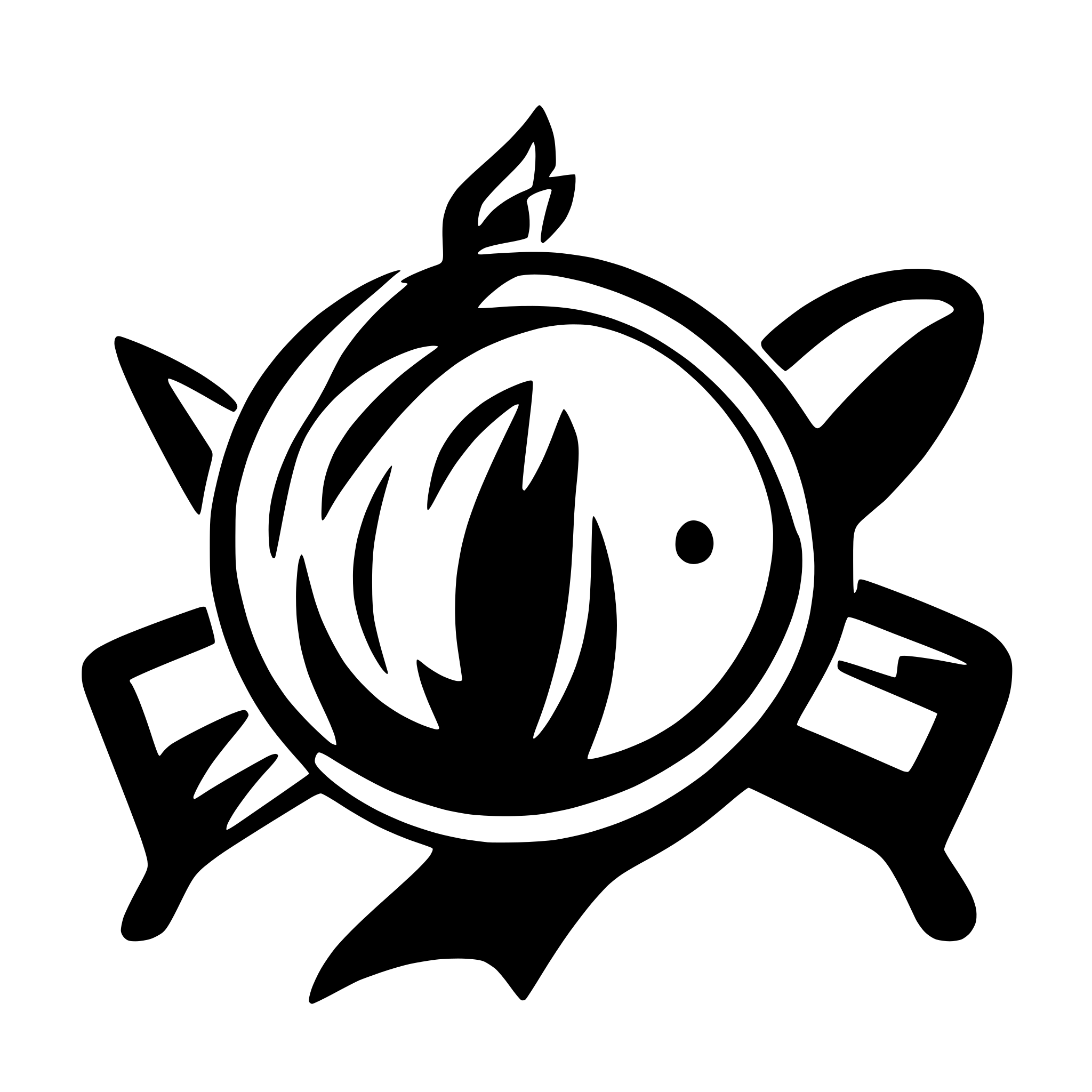 AI-generated SVG of a bowling logo