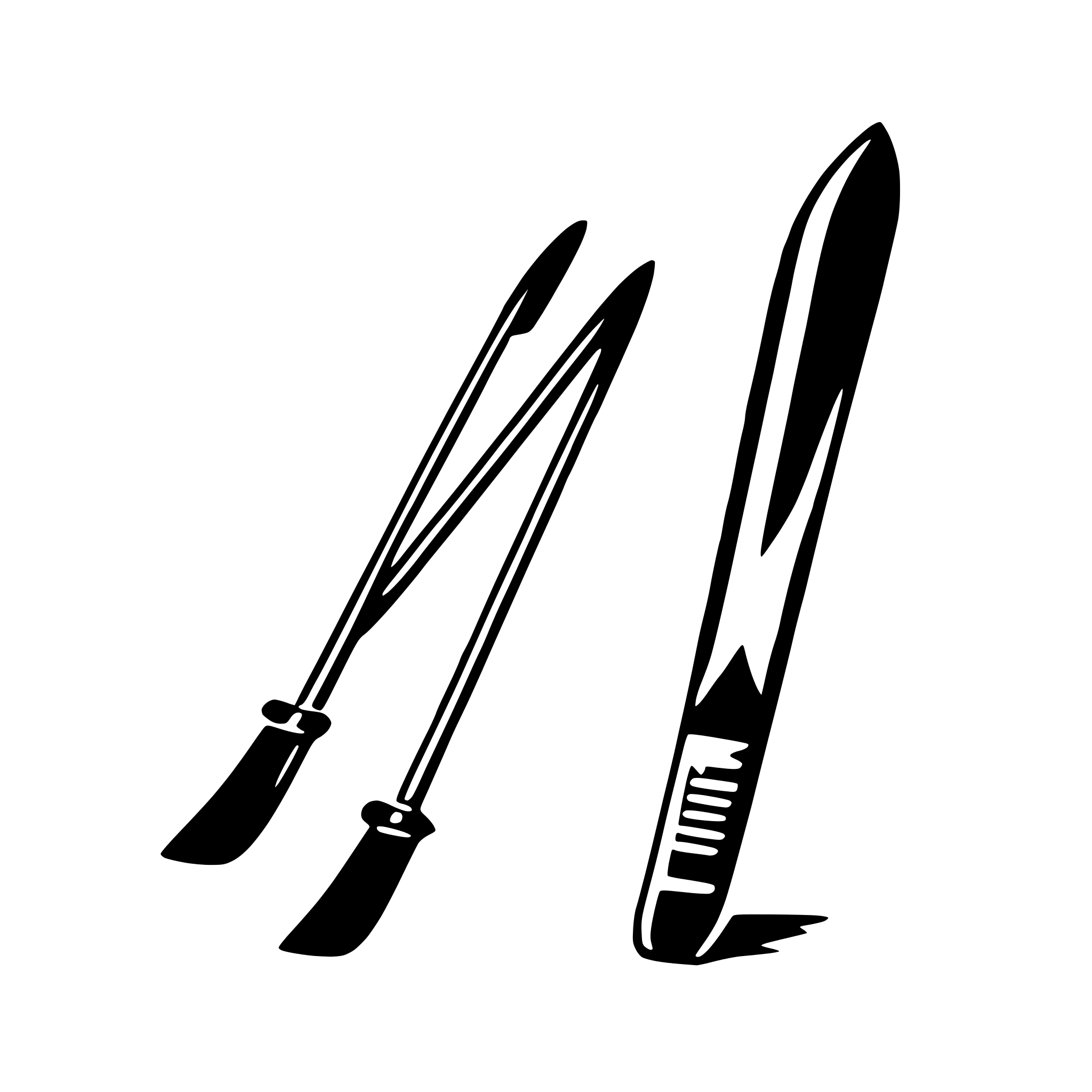AI-generated SVG of a skis