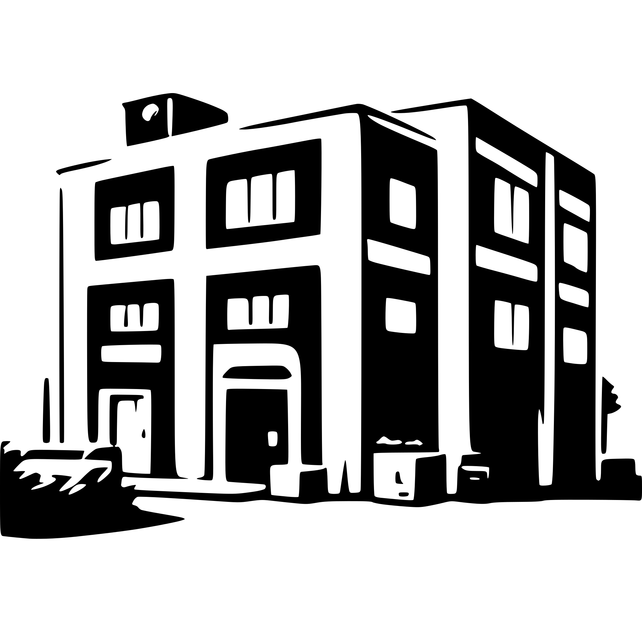 AI-generated SVG of a warehouse building