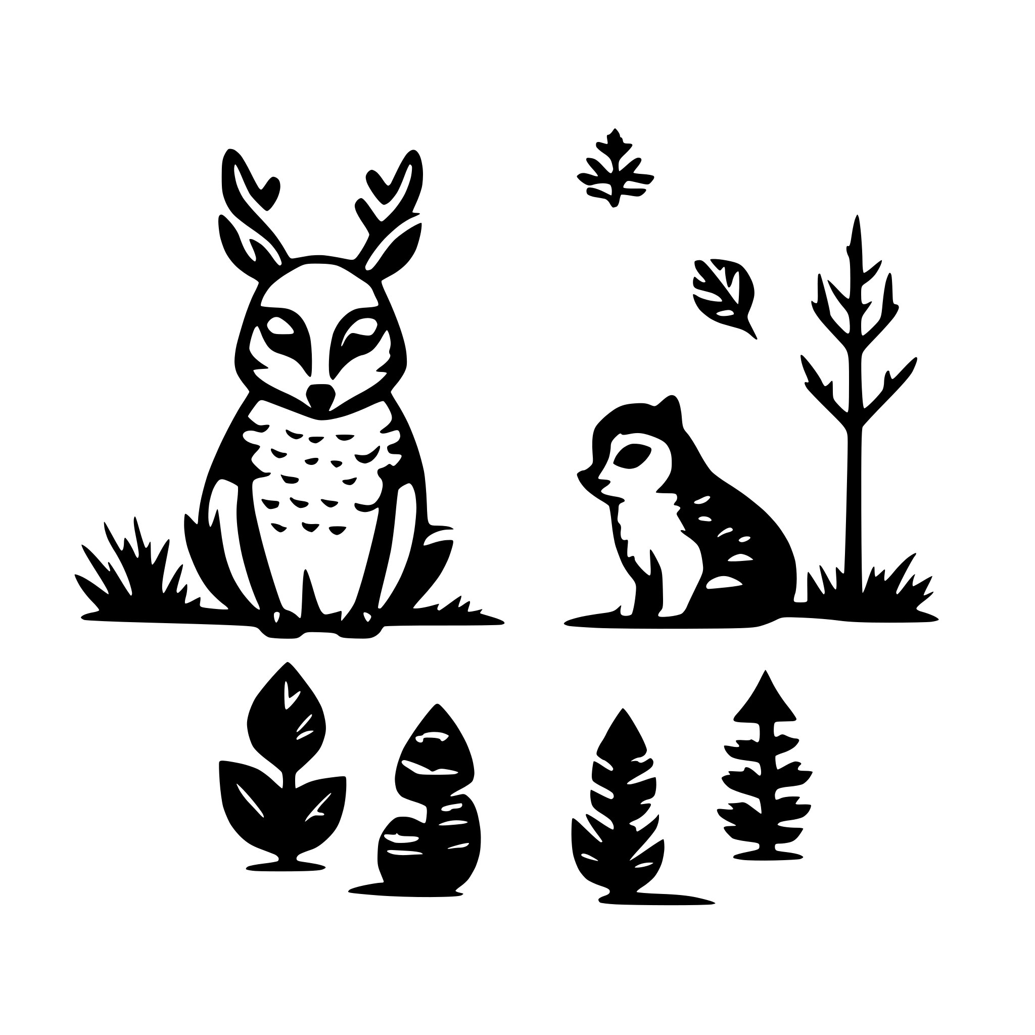 AI-generated SVG of a A simple, minimalist illustration of woodland animals like foxes, owls, or deer in the Scandinavian design style, using soft, muted colors on a 100 mm round coaster. AI-generated SVG of a A simple, minimalist illustration of woodland animals like foxes, owls, or deer in the Scandinavian design style, using soft, muted colors on a 100 mm round coaster.
