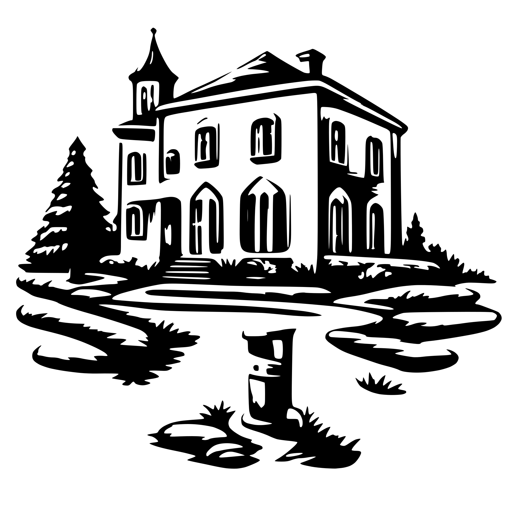 AI-generated SVG of a generate a logo for real estate company named Alssafa, which means purity", "innocence
