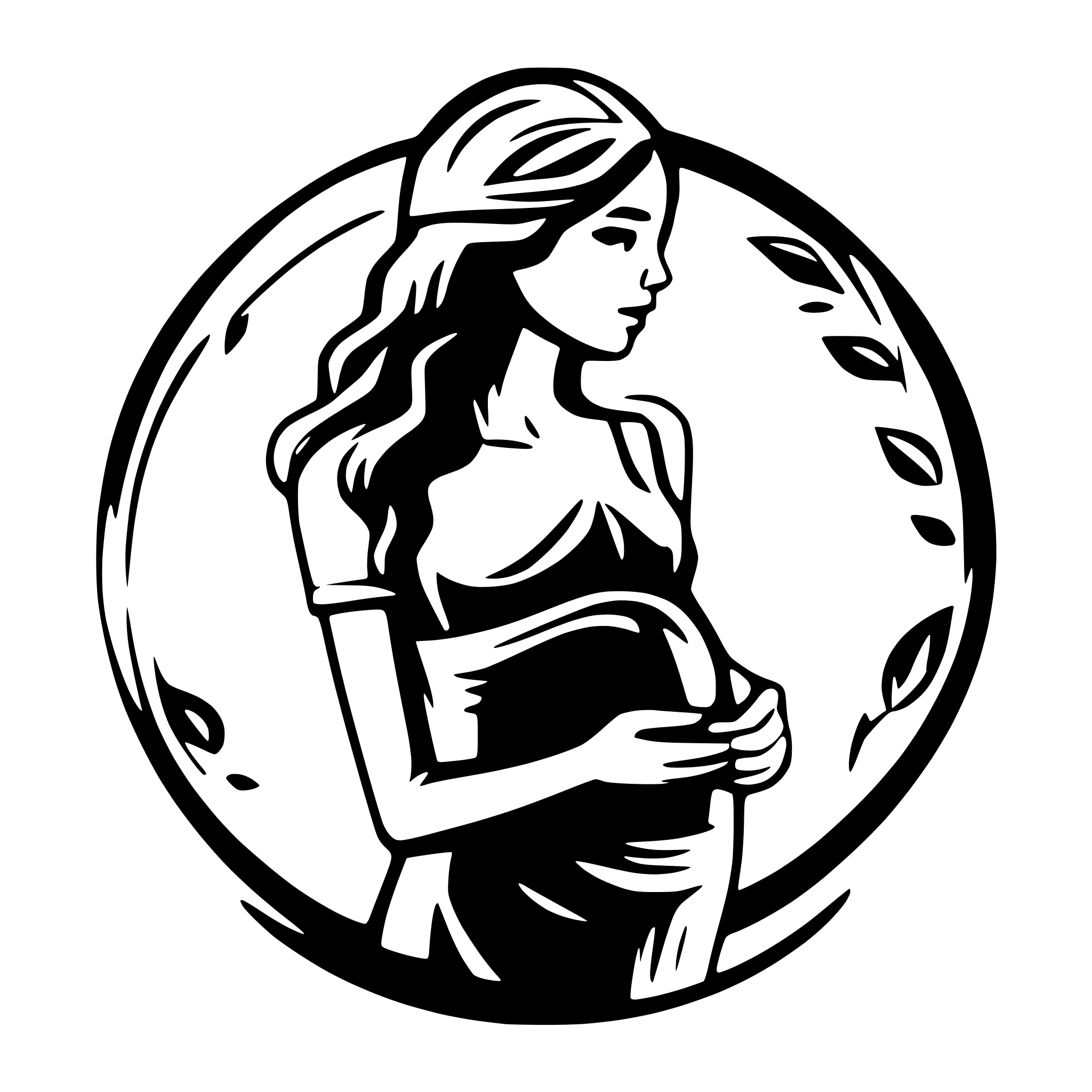 AI-generated SVG of 'pregnant woman support'
