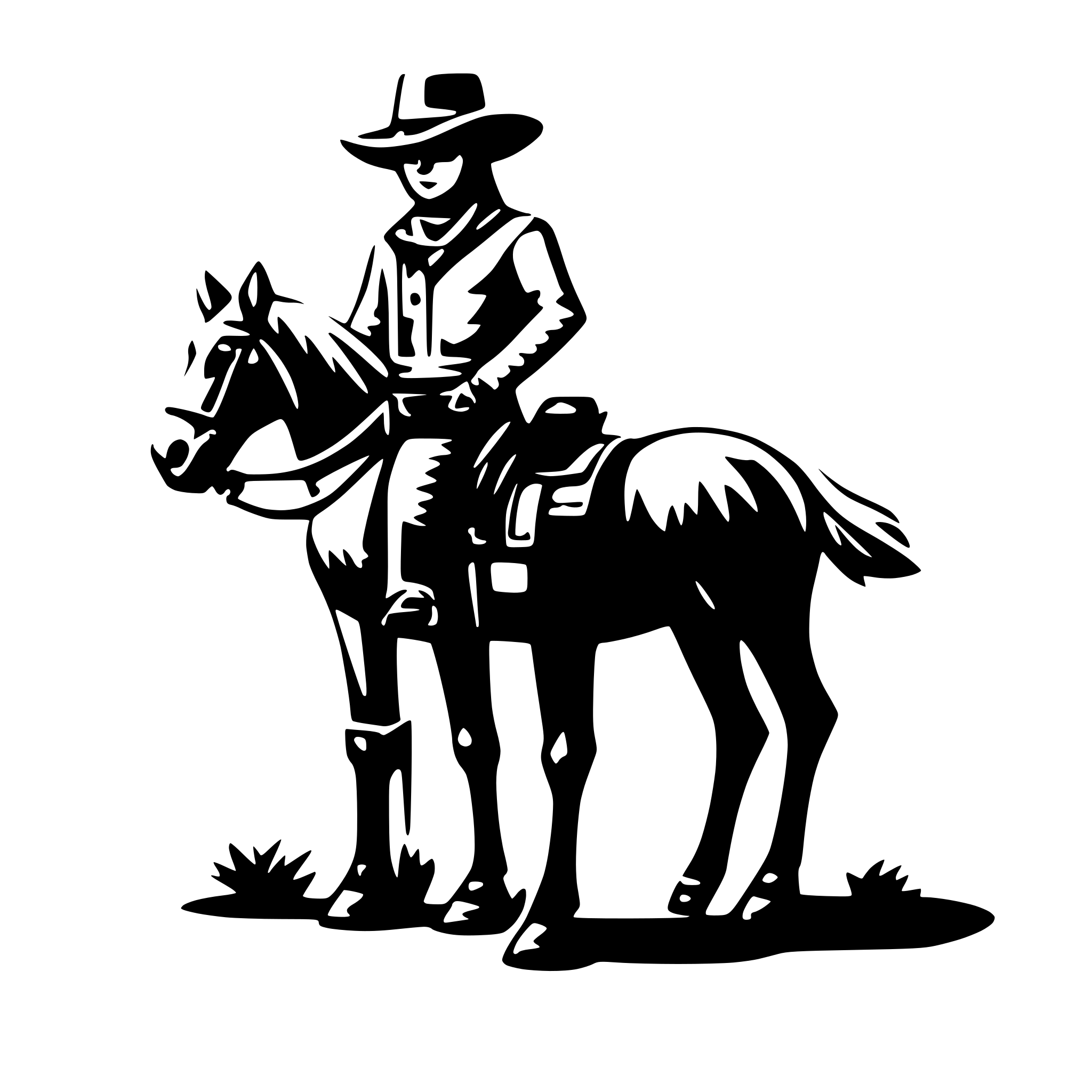 AI-generated SVG of 'western'