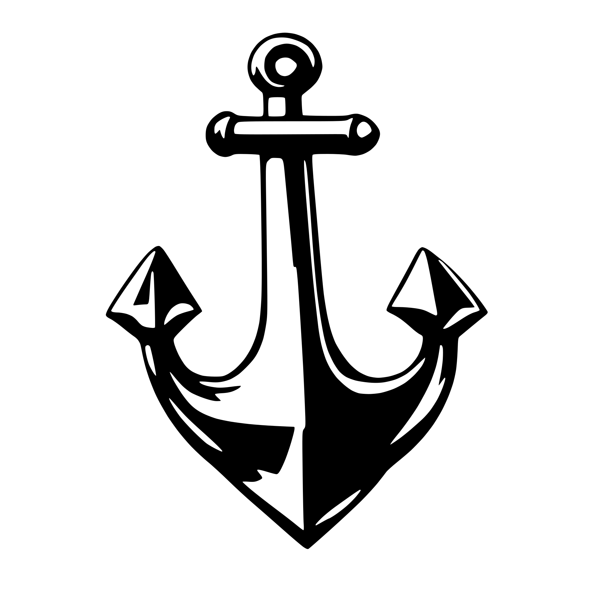 AI-generated SVG of 'simple, rhinestone tiara with anchor,'