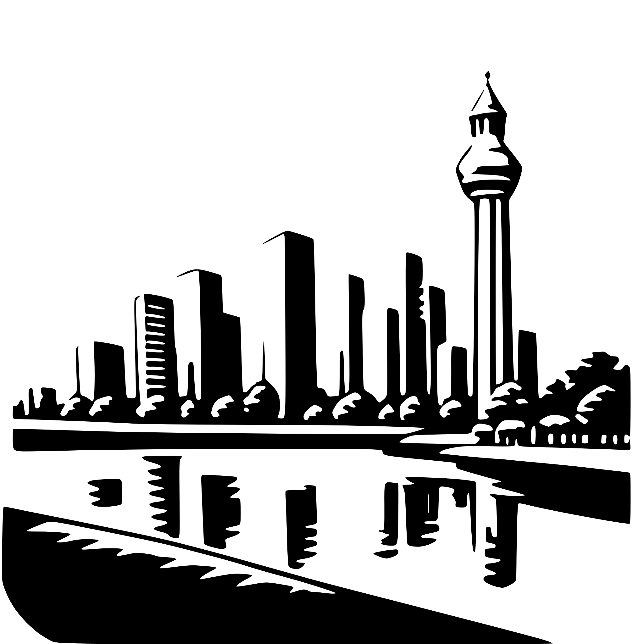 AI-generated SVG of a city skyline