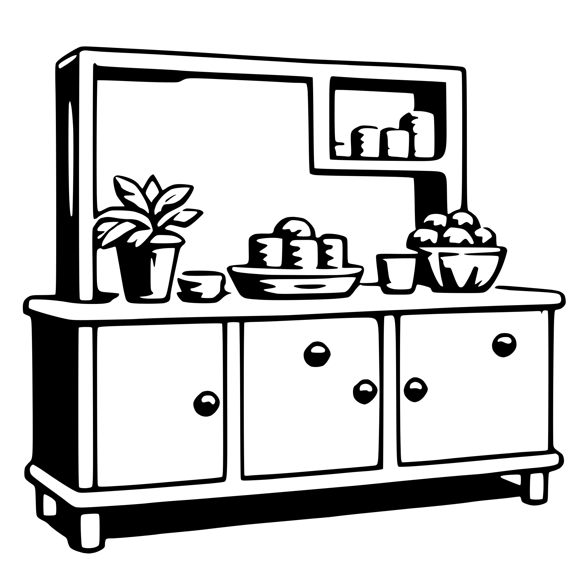 AI-generated SVG of 'sideboard'