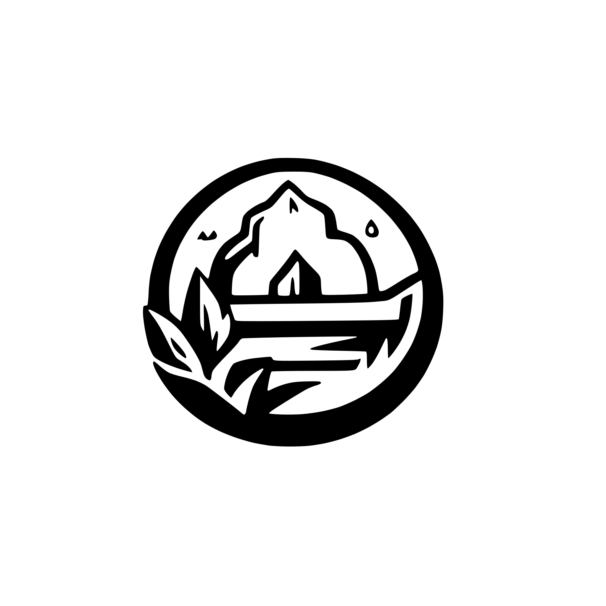 AI-generated SVG of a sun rising between mountains