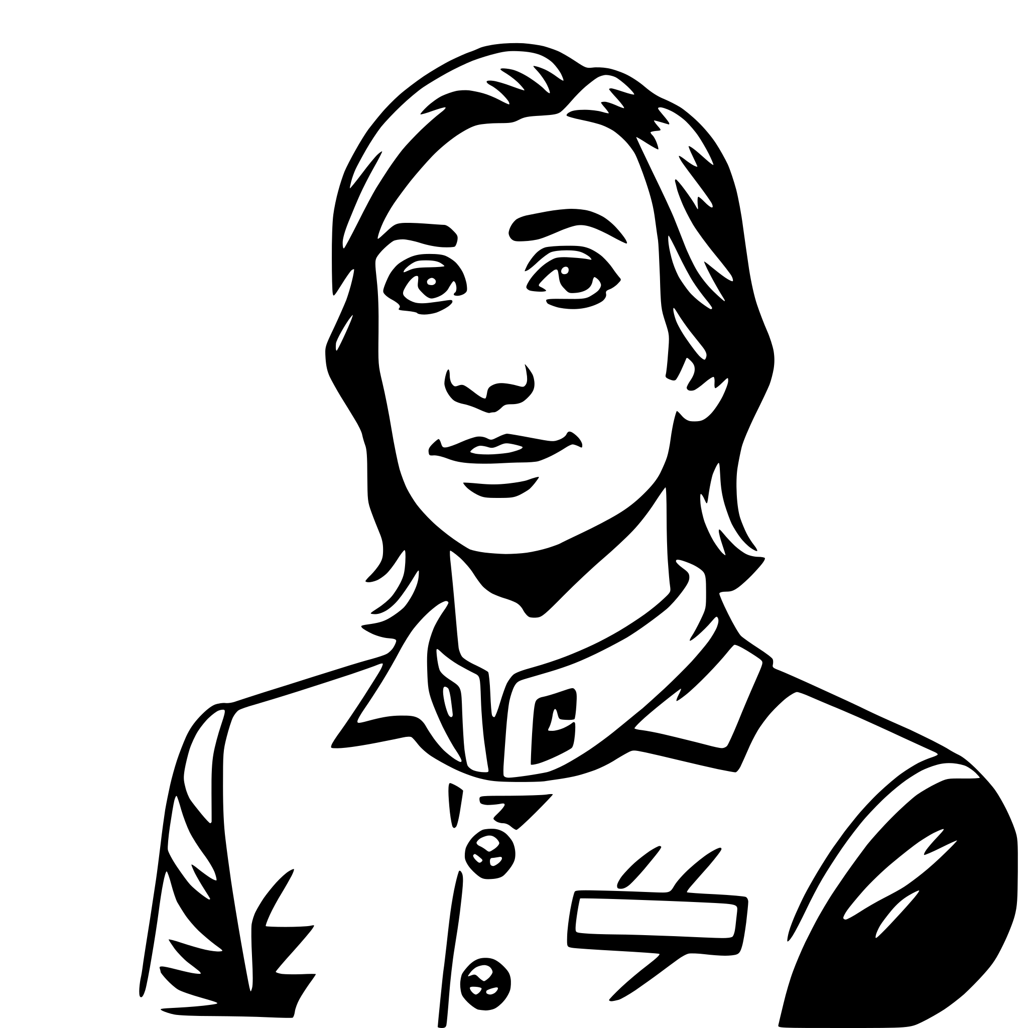 AI-generated SVG of a statistician