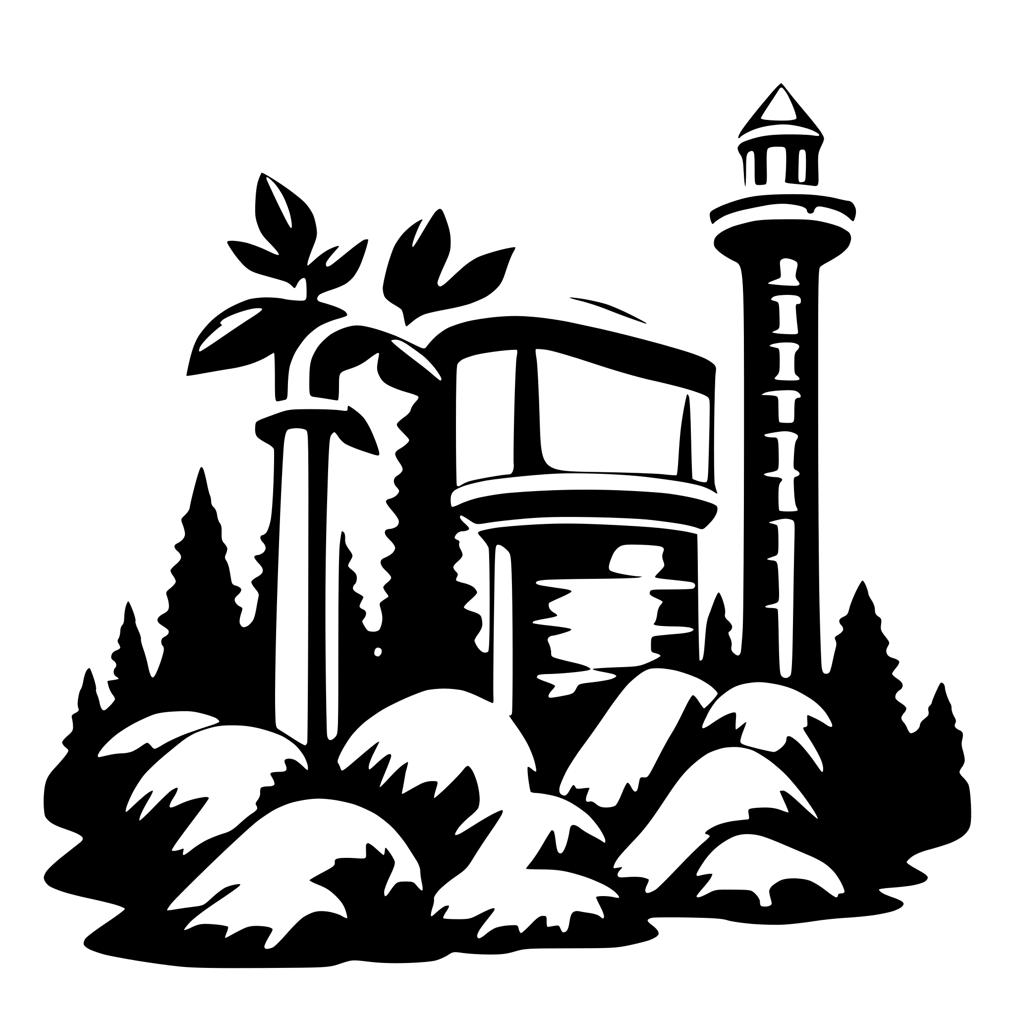 AI-generated SVG of a Black Gold Gorgila