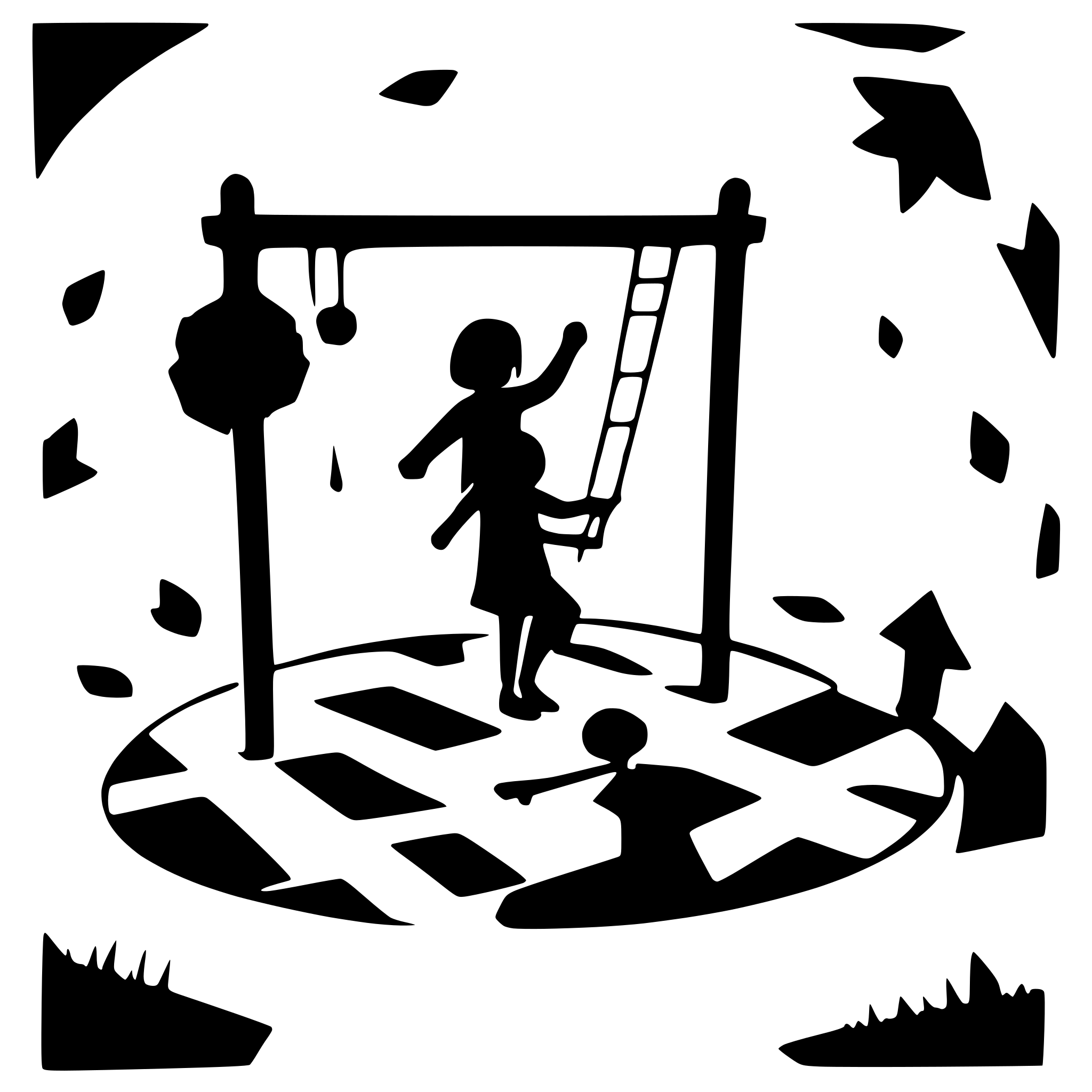 AI-generated SVG of a children playing on a playground