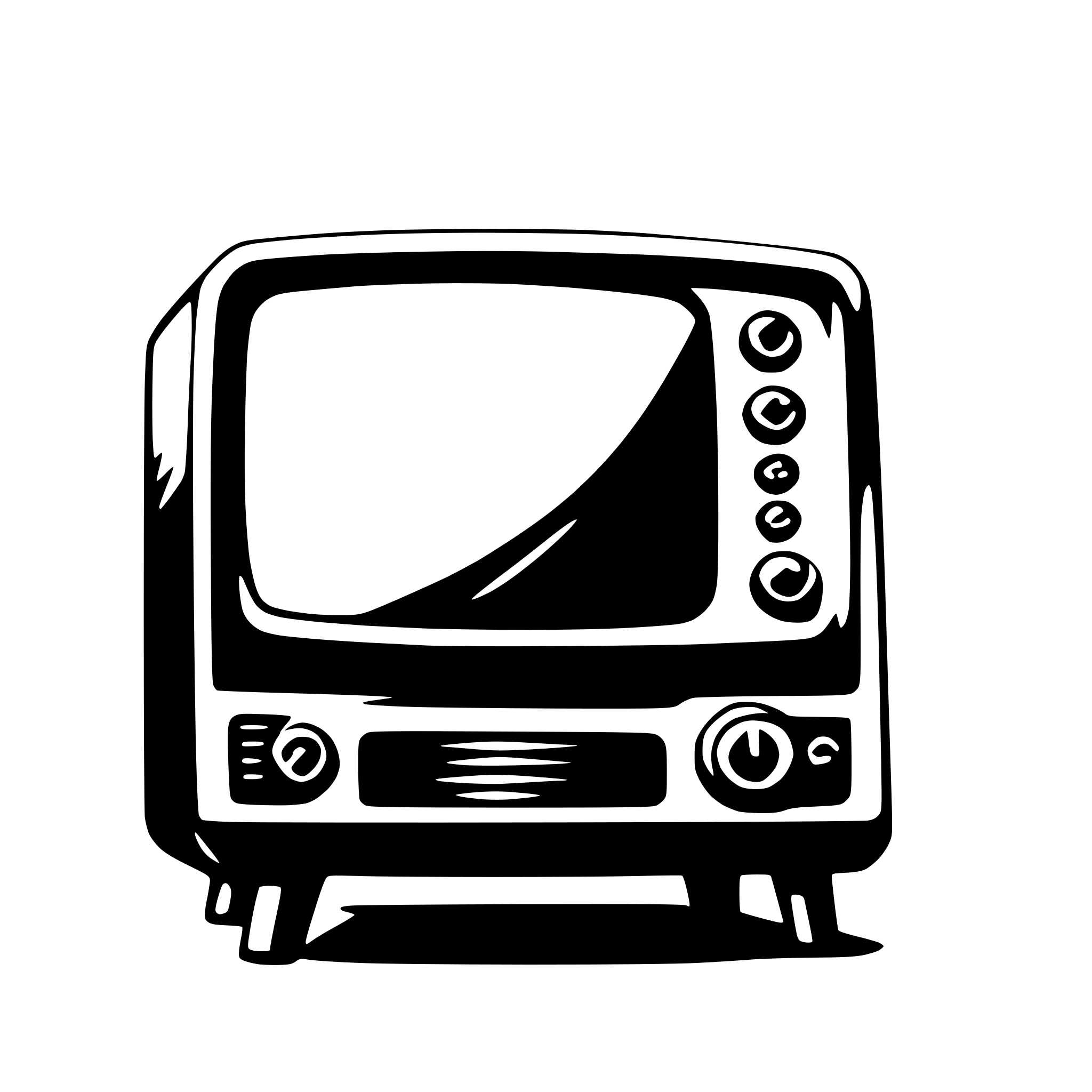 AI-generated SVG of 'tv'