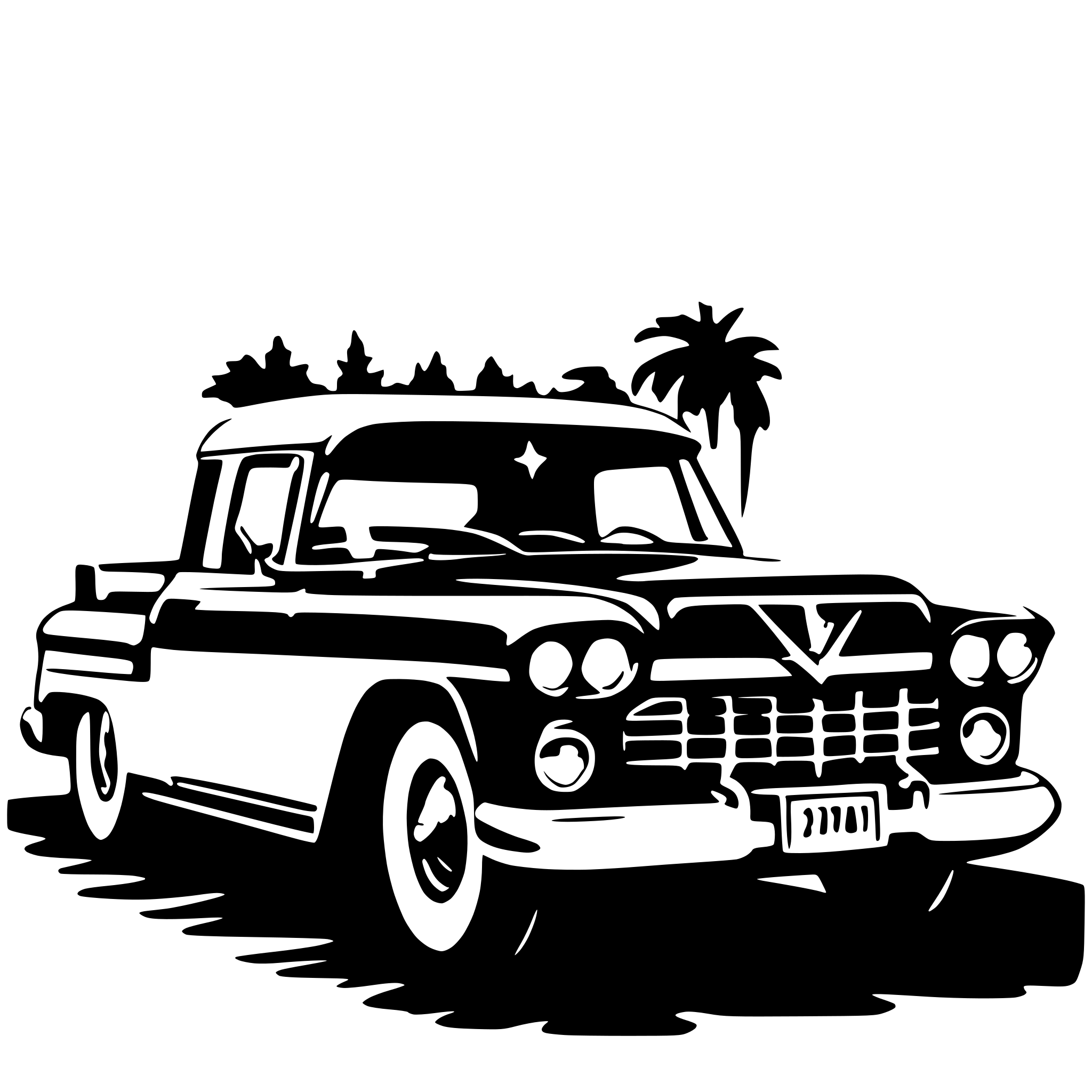 AI-generated SVG of '1959 fleetwood pickup'