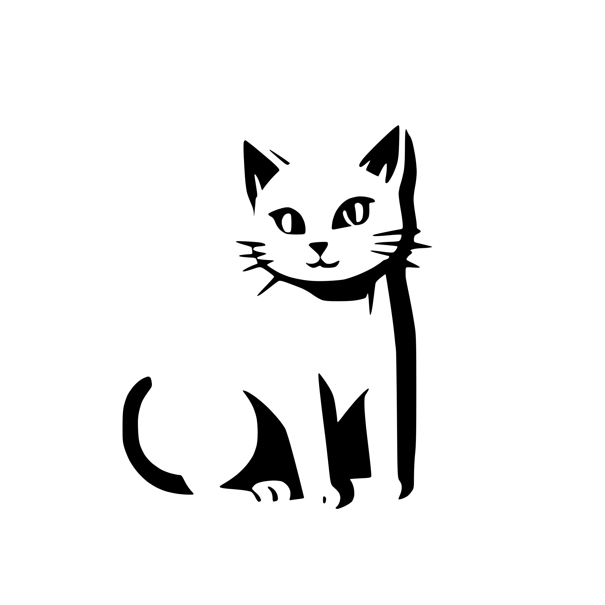 AI-generated SVG of 'cat'