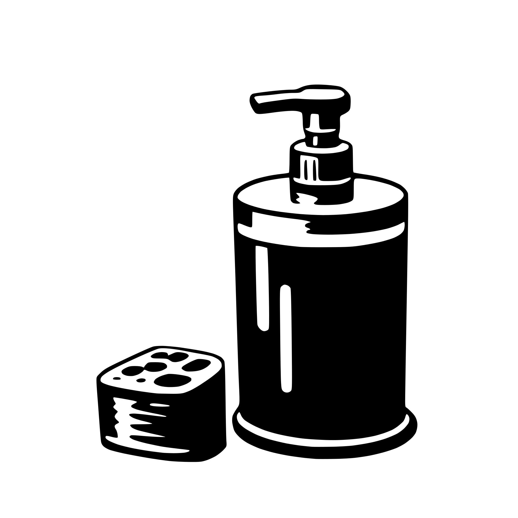 AI-generated SVG of 'liquid soap'