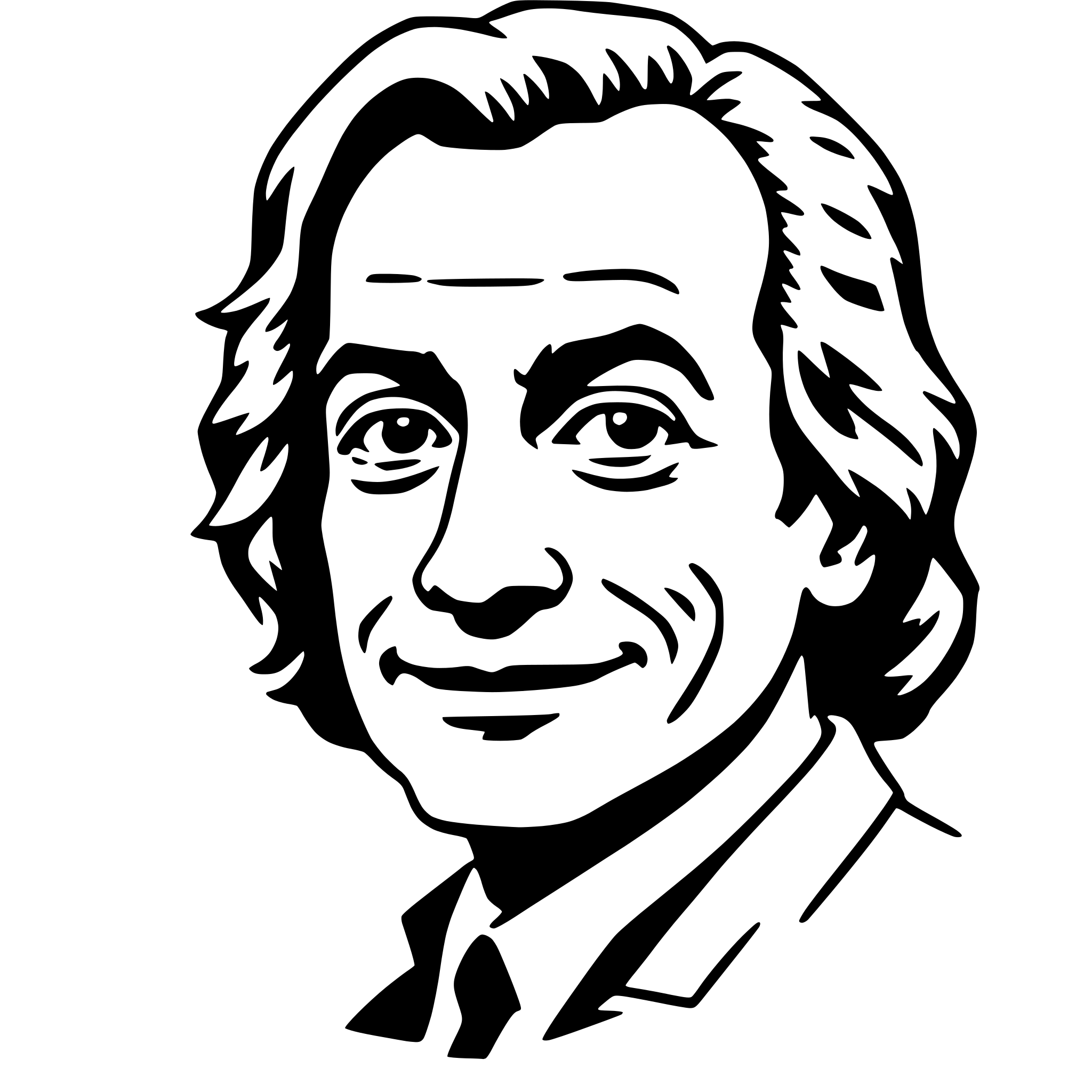 AI-generated SVG of 'richard feynman'