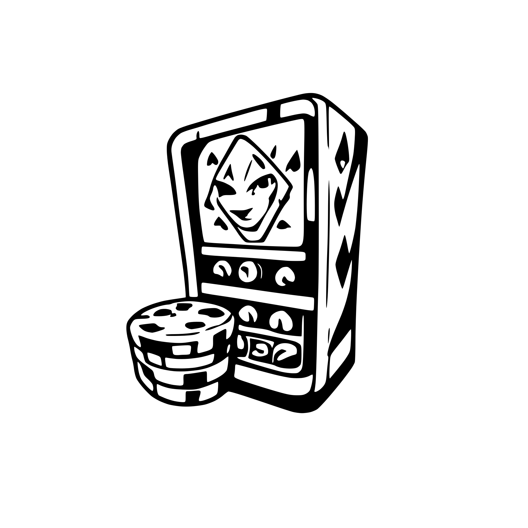 AI-generated SVG of a casino games