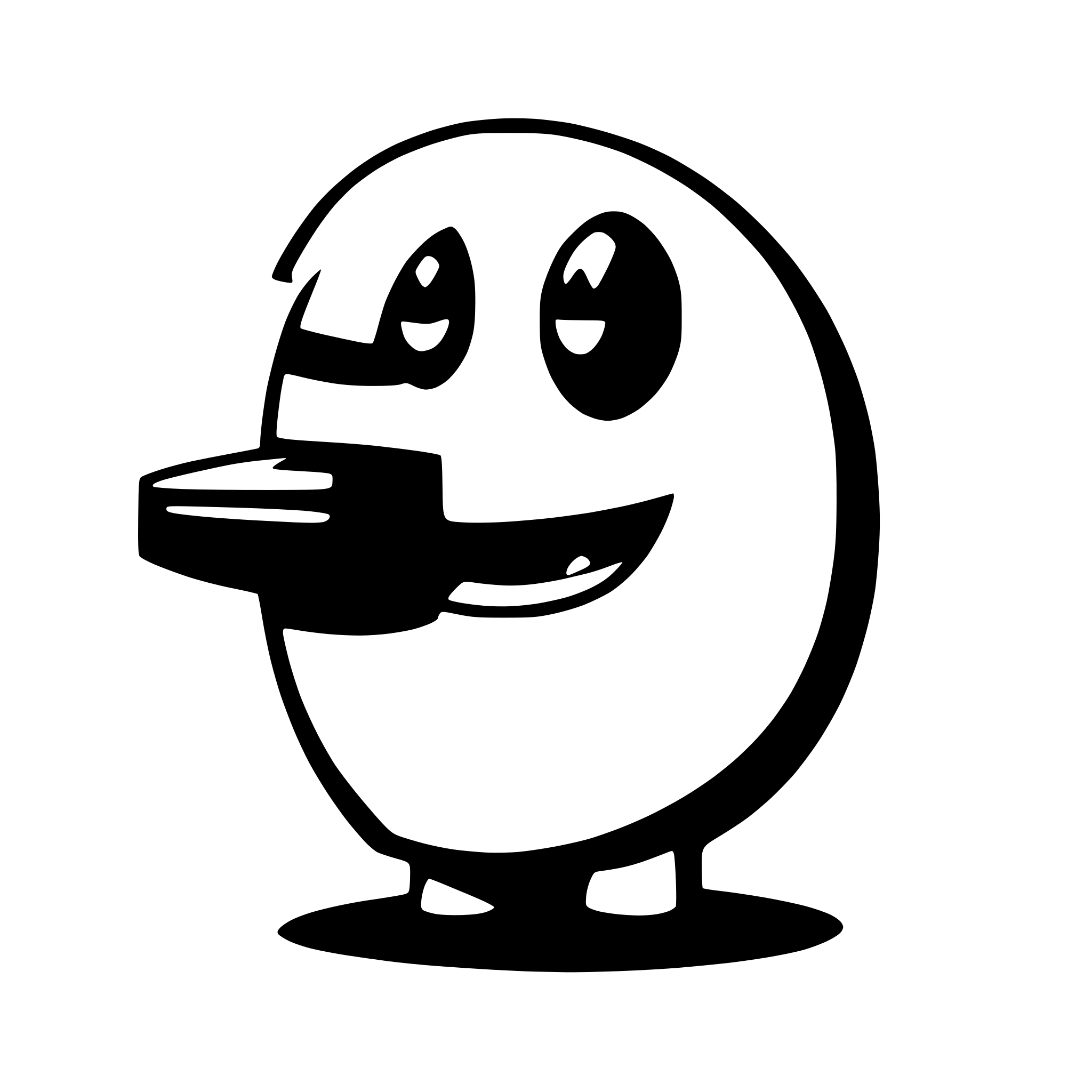 AI-generated SVG of 'pacman character'
