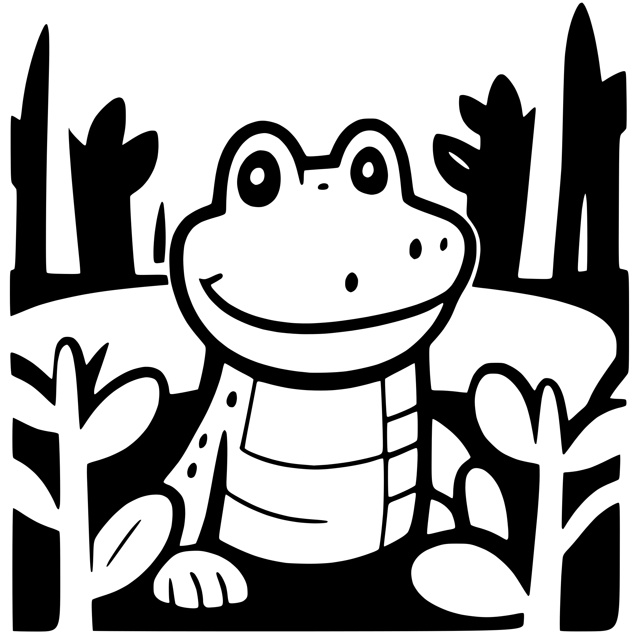 AI-generated SVG of a crocodile in swamp