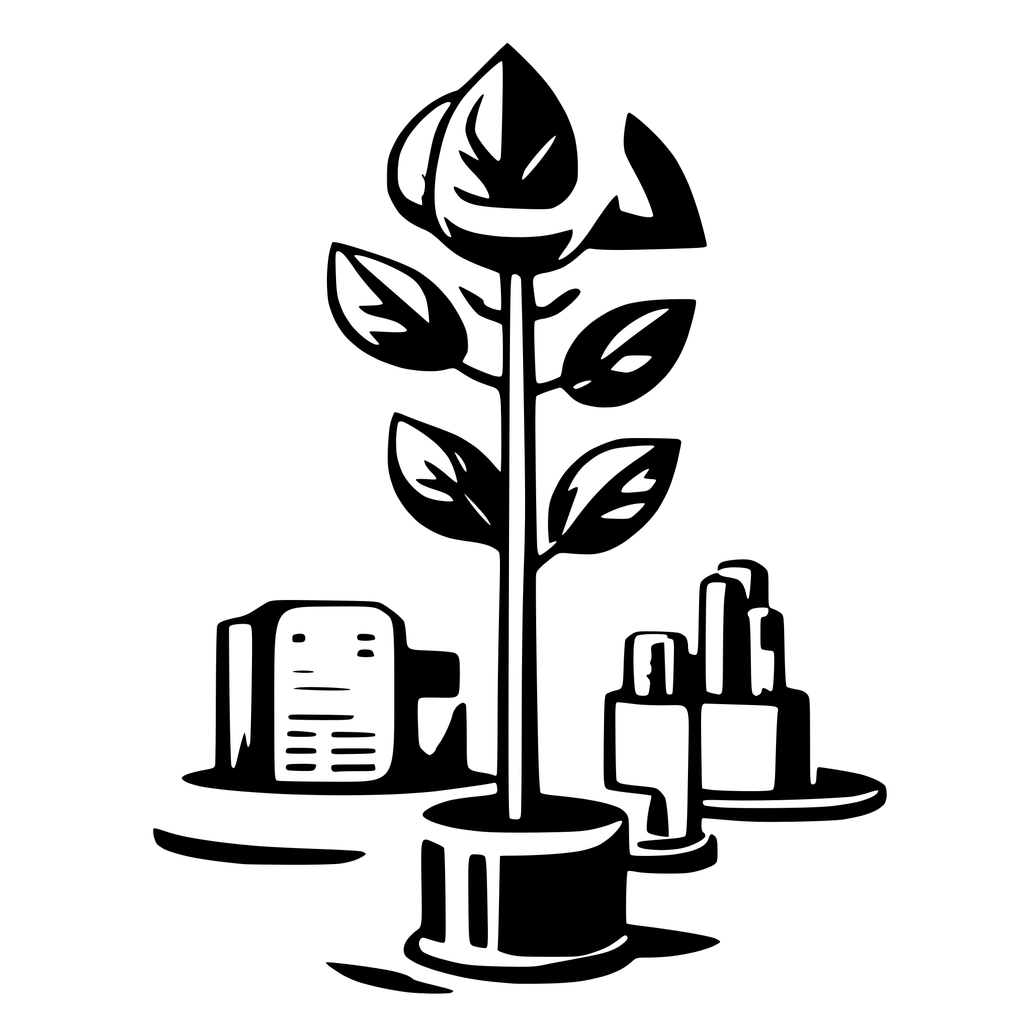 AI-generated SVG of 'modern'
