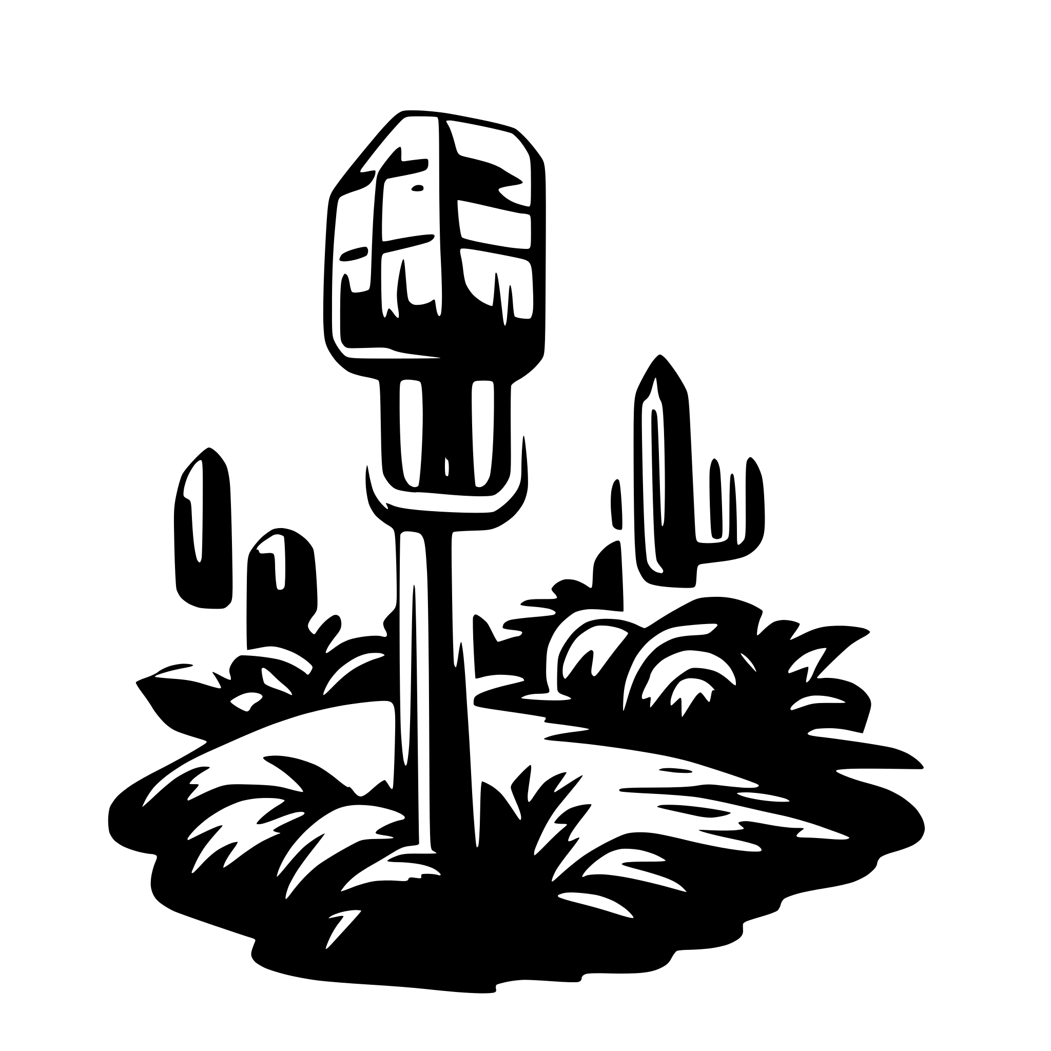 AI-generated SVG of 'SAB'