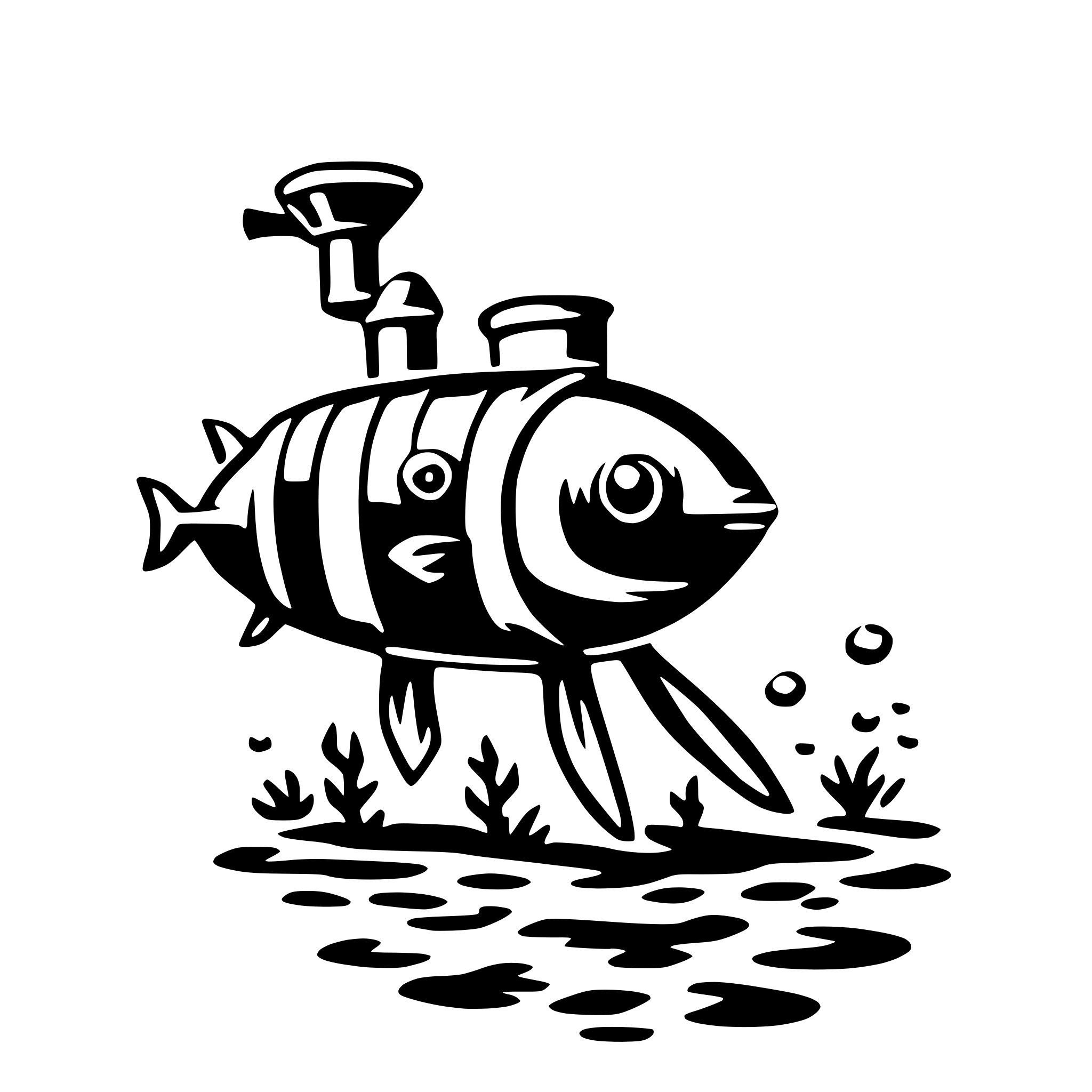 AI-generated SVG of 'deep sea diving'