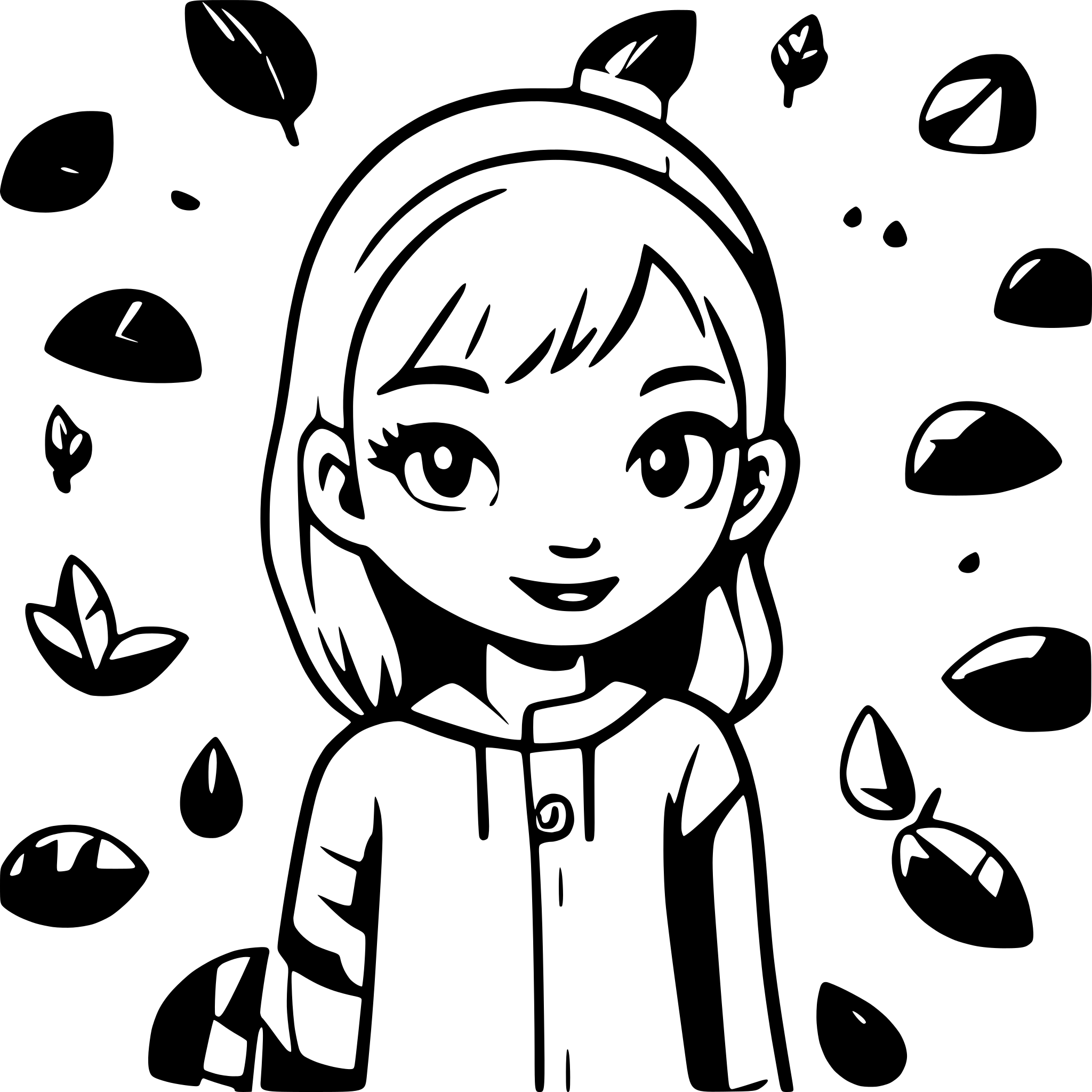 AI-generated SVG of a Delfín. Cute.