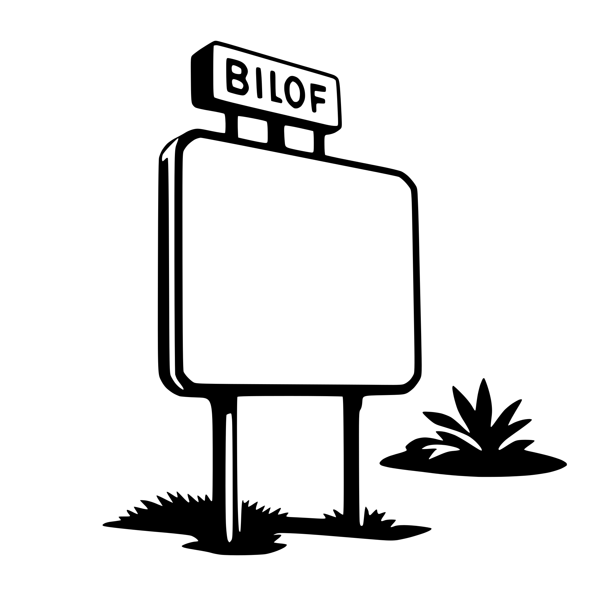 AI-generated SVG of a billboard