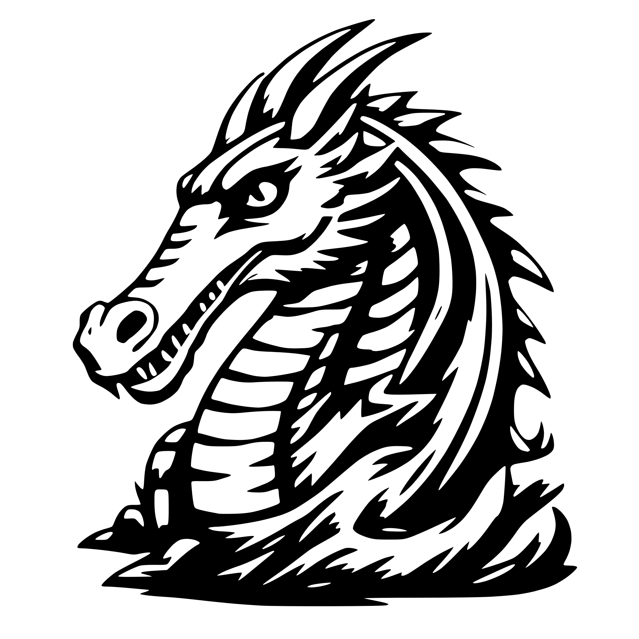 AI-generated SVG of 'Uniquement une aile de dragon'