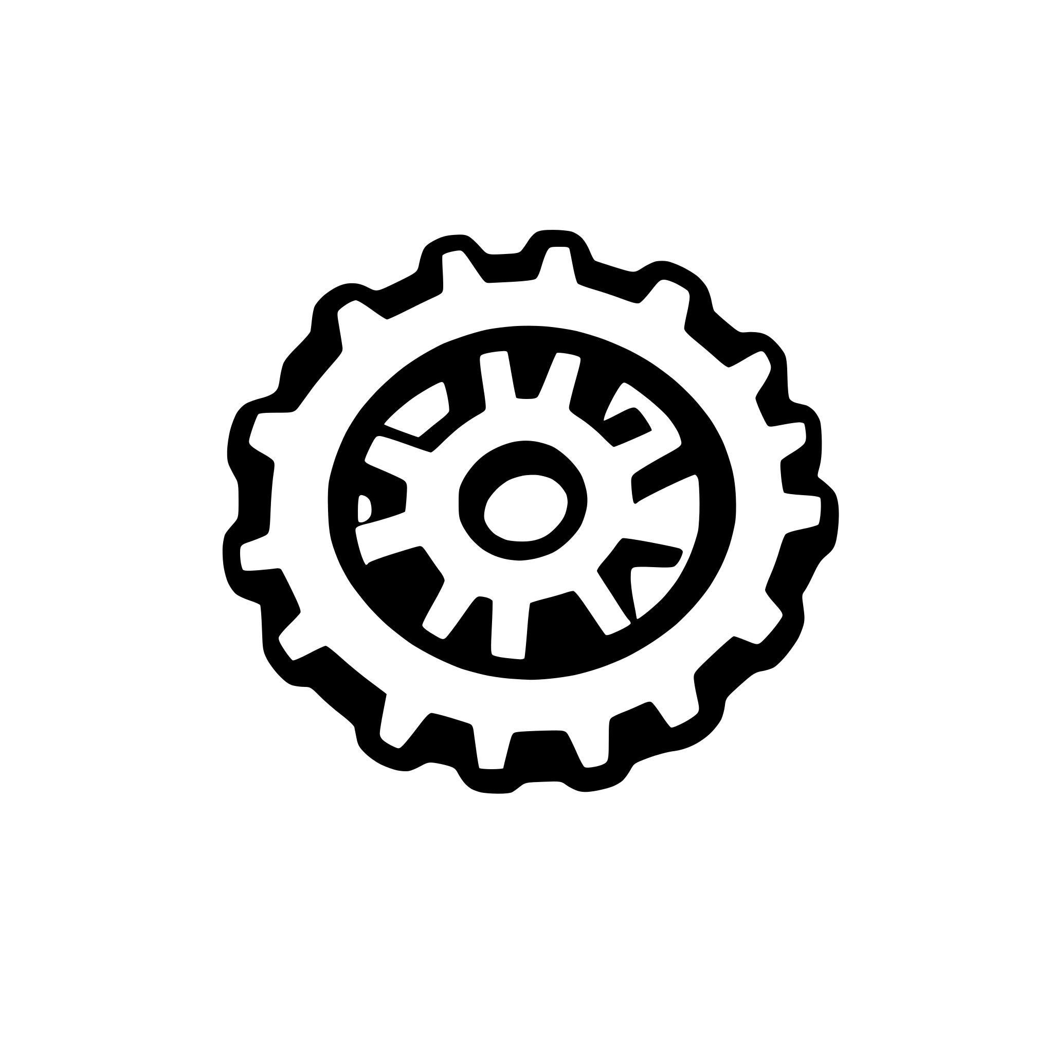 AI-generated SVG of a Gearwheel