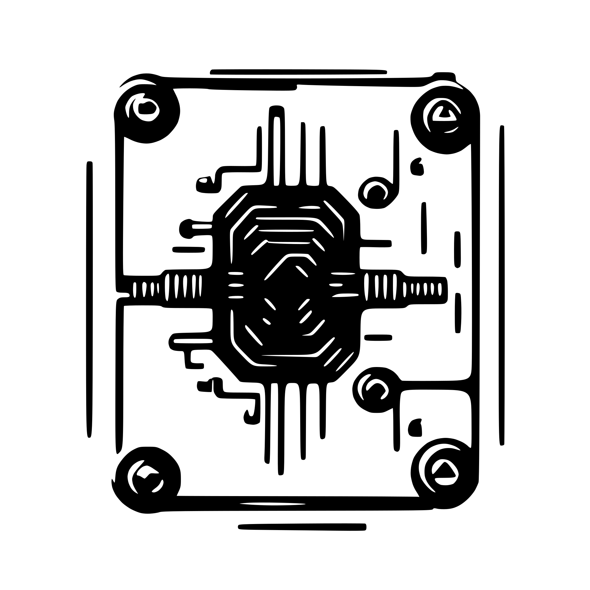 AI-generated SVG of 'circuit'