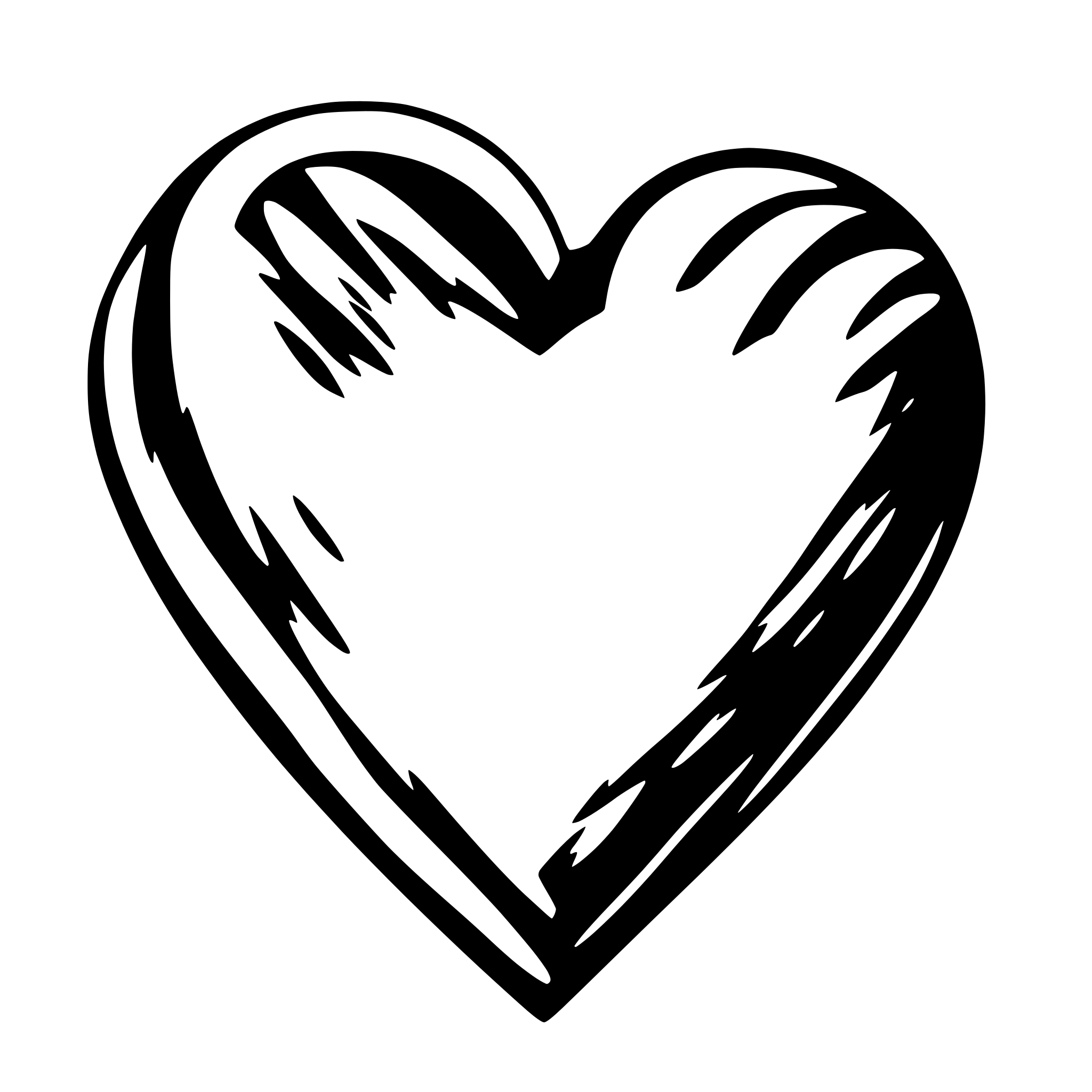 AI-generated SVG of 'handrawn heart'