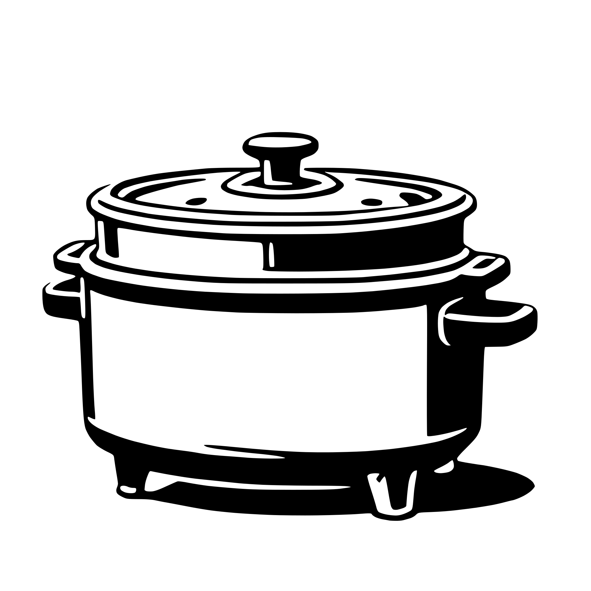 AI-generated SVG of a crockpot