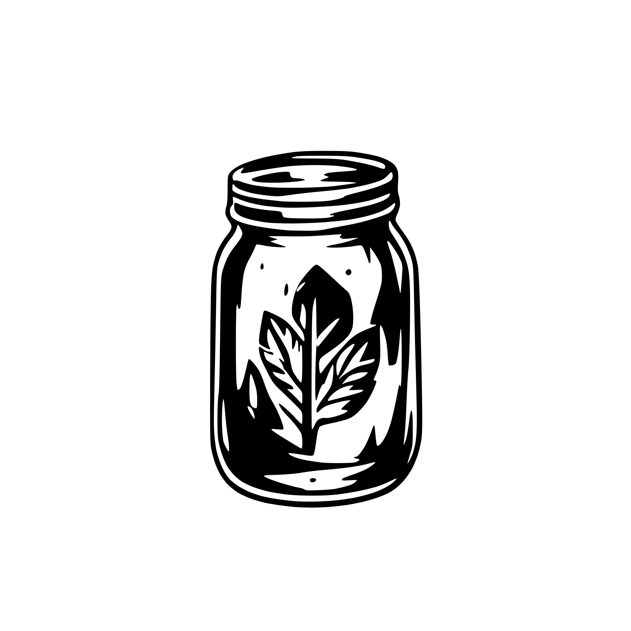 AI-generated SVG of a mason jar with galaxy inside and clear outside AI-generated SVG of a mason jar with galaxy inside and clear outside