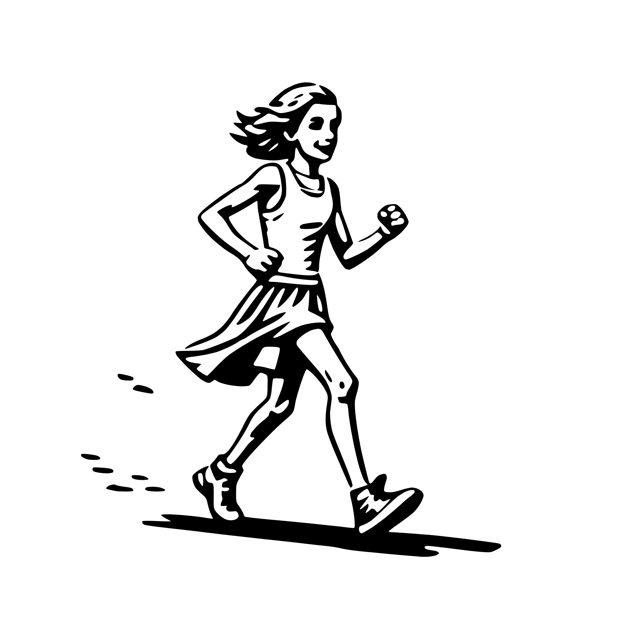 AI-generated SVG of 'running marathon'