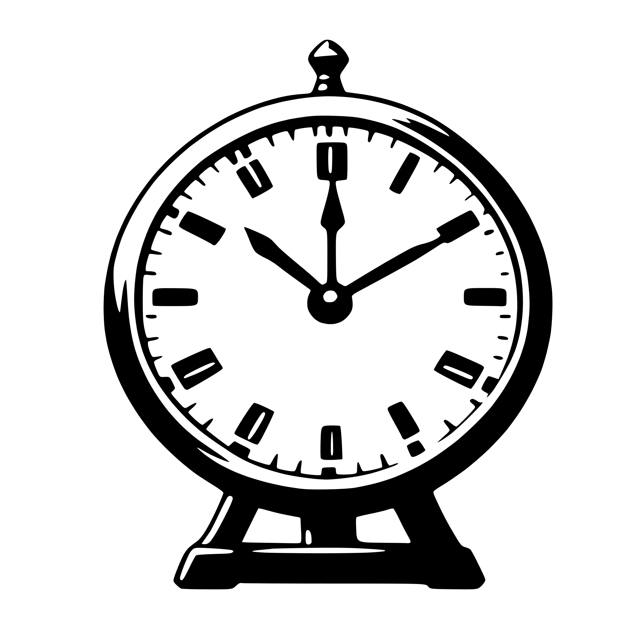 AI-generated SVG of 'clock'