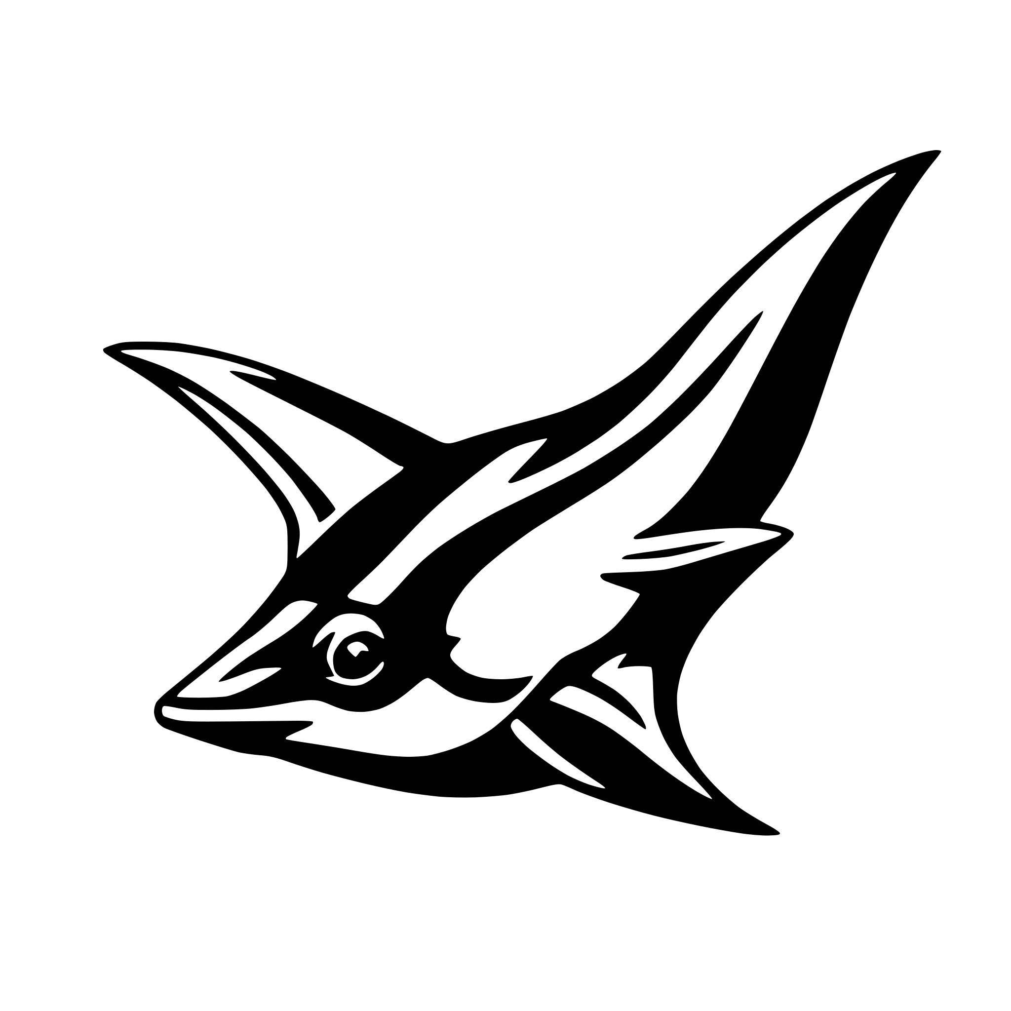 AI-generated SVG of 'manta ray'