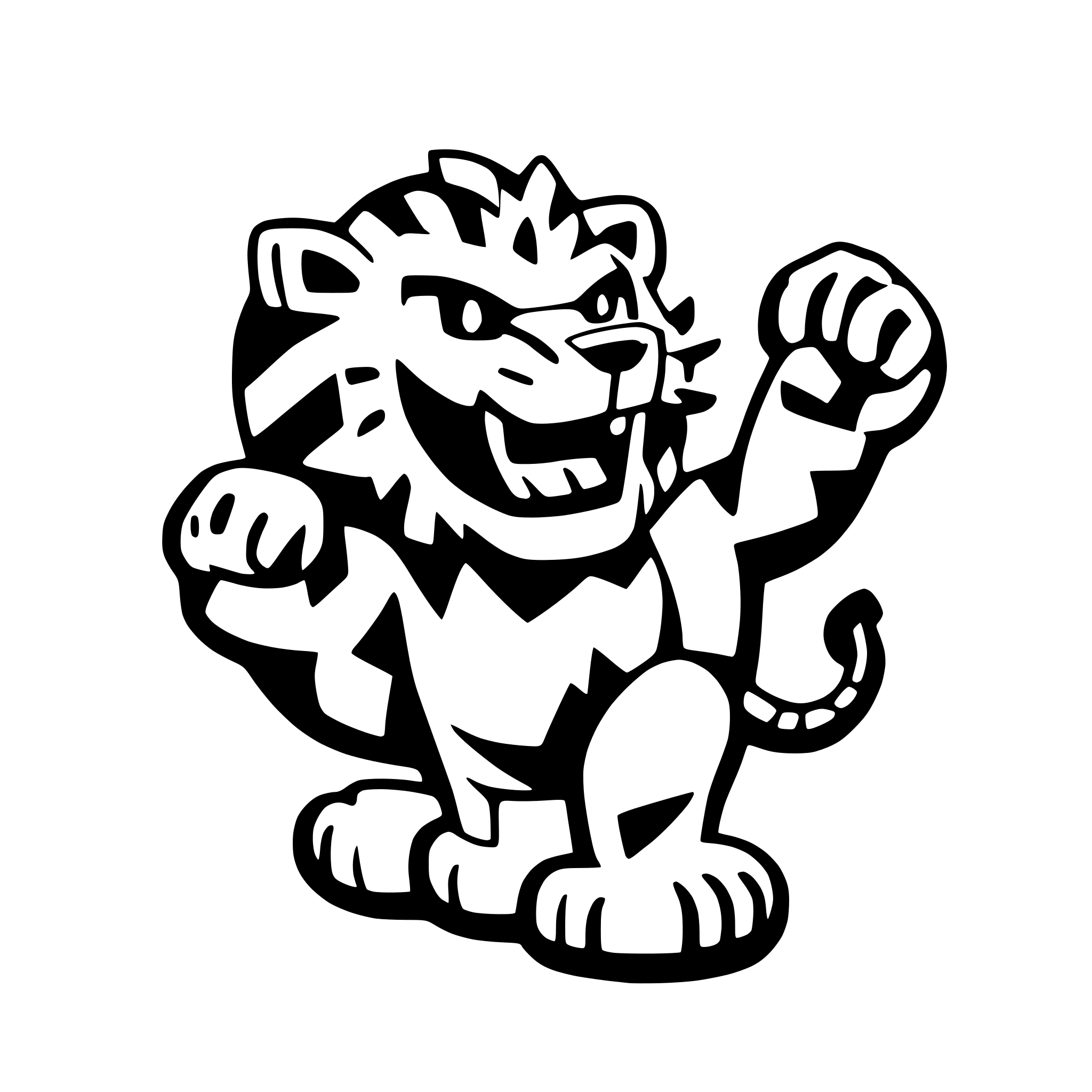 AI-generated SVG of a lion, fight, tiger