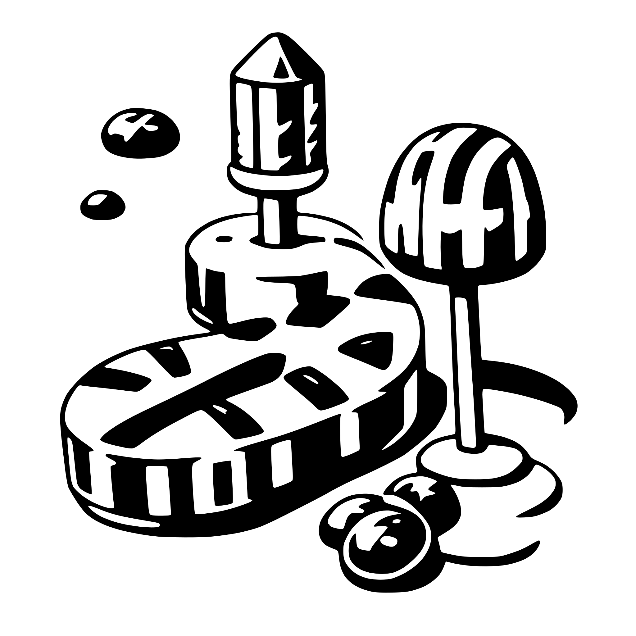 AI-generated SVG of a candy
