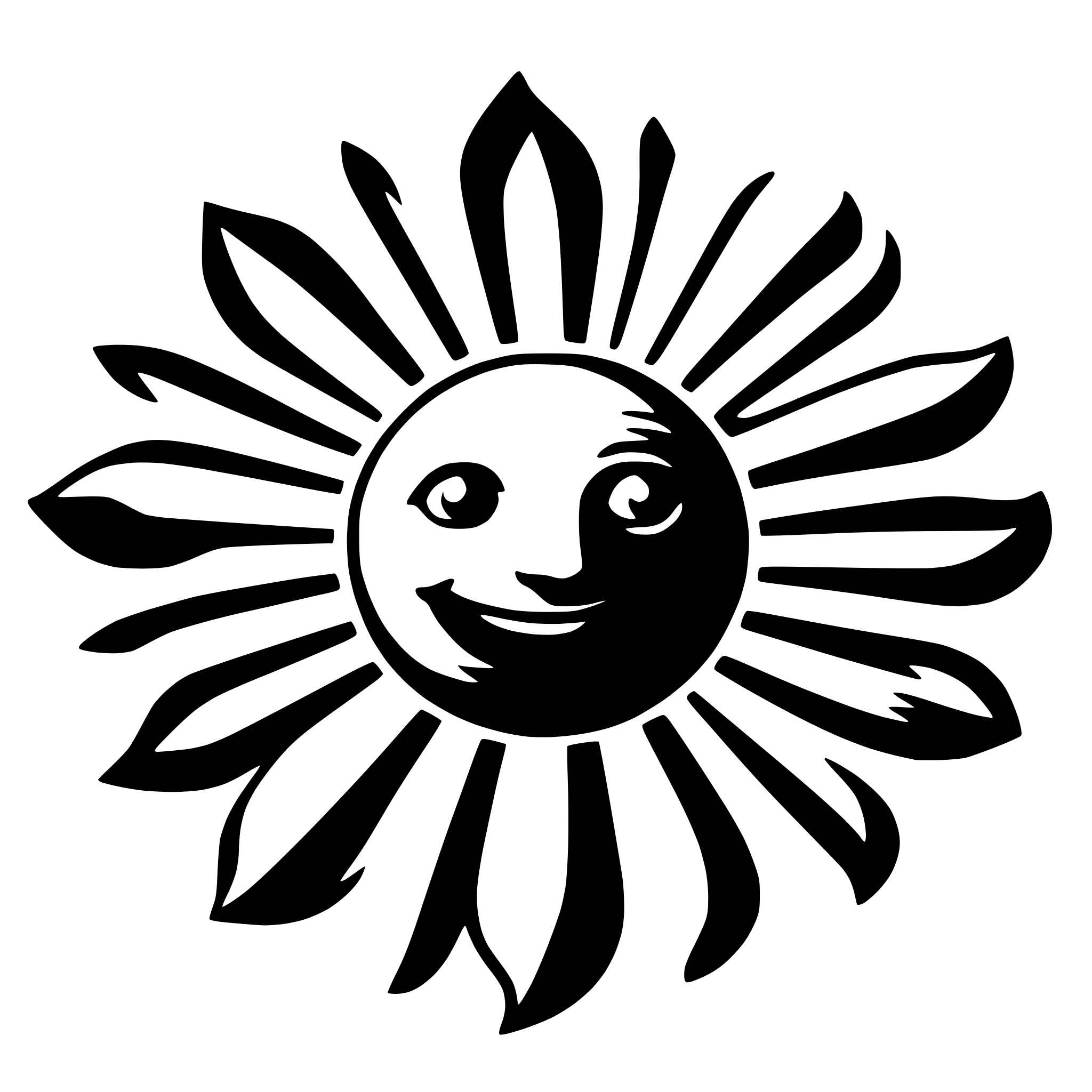 AI-generated SVG of a sun